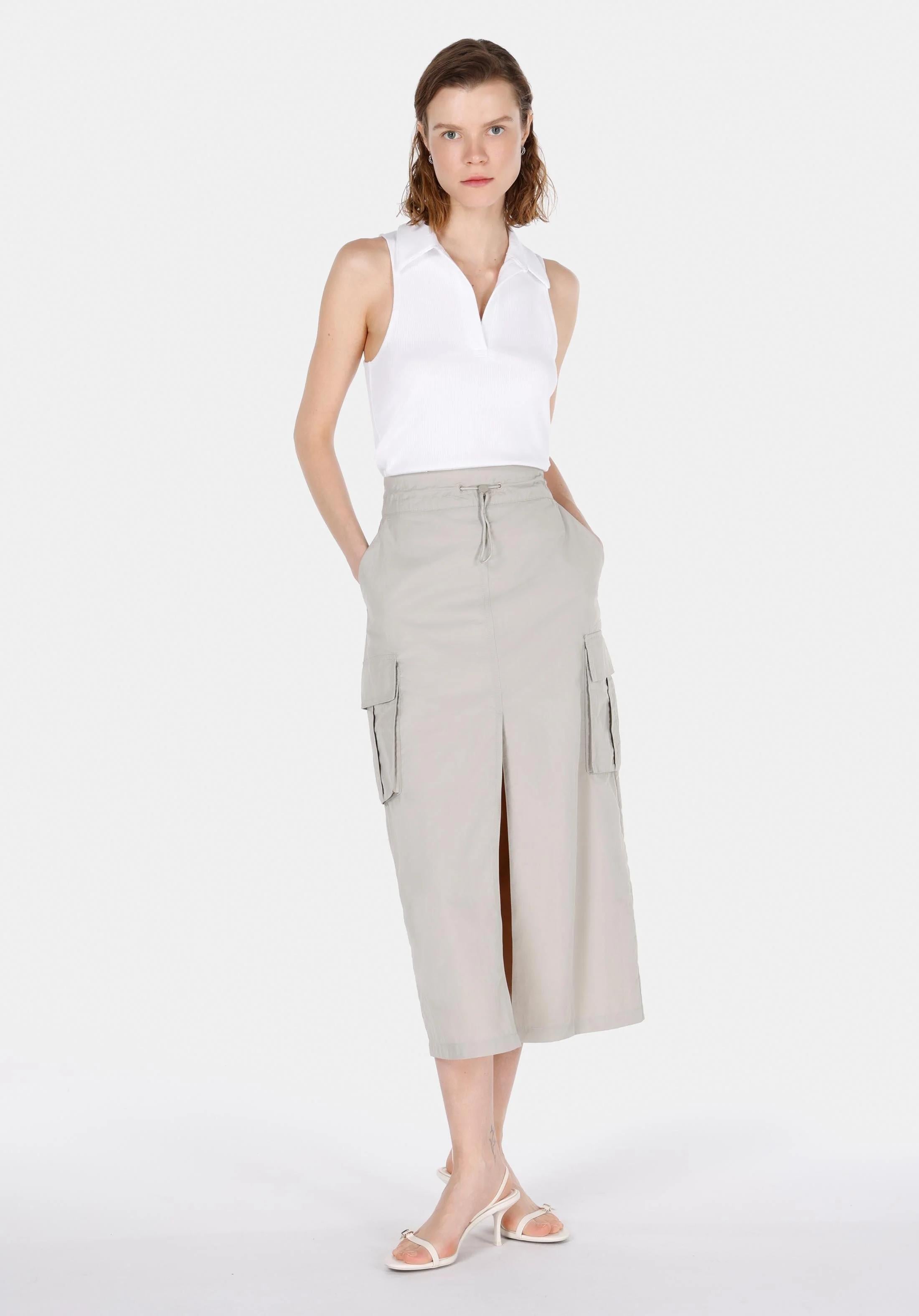 DOKUMA ALT KADIN ETEK Maxi Length