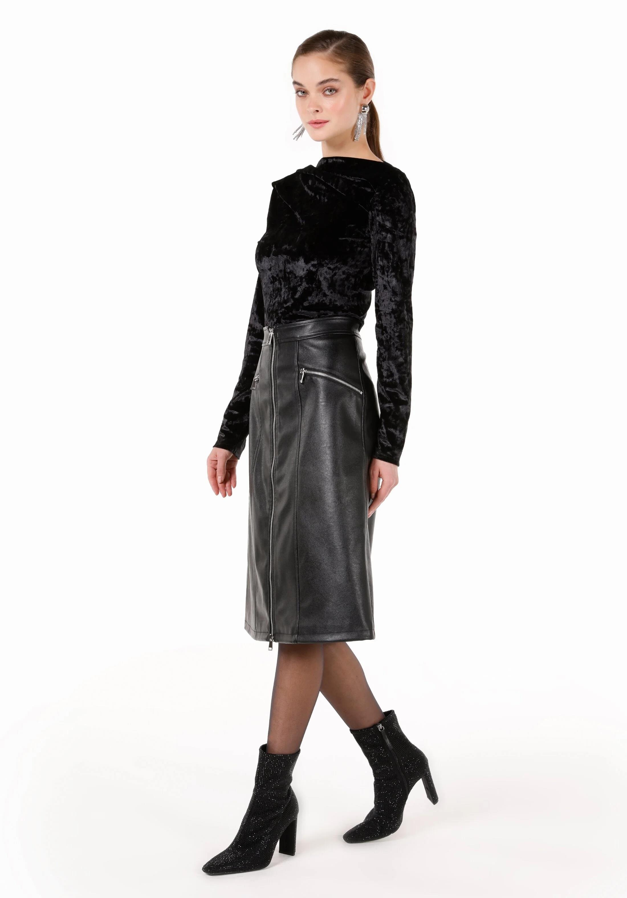 DOKUMA ALT KADIN ETEK Midi