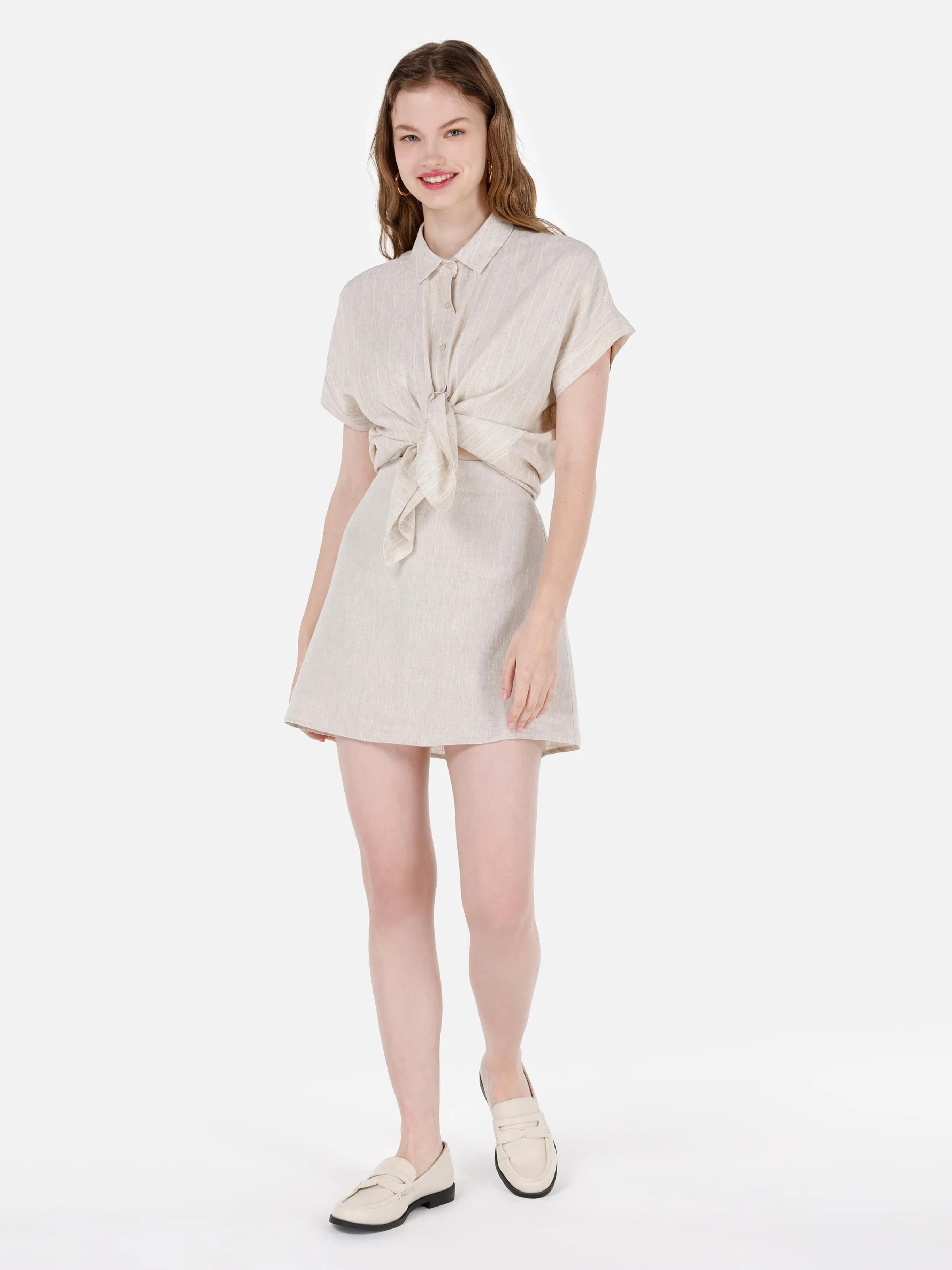 DOKUMA ALT KADIN ETEK Mini skirt