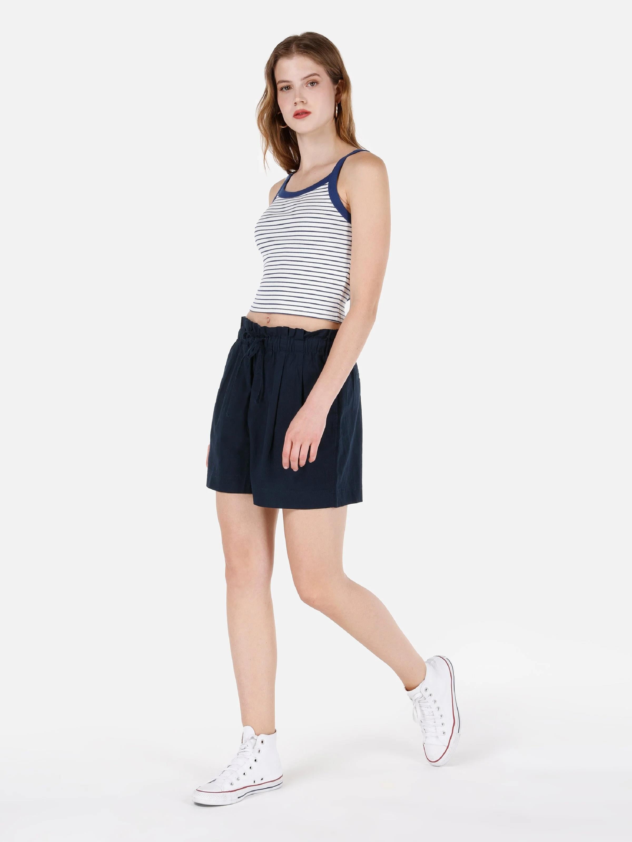 DOKUMA ALT KADIN ŞORT Regular Fit
