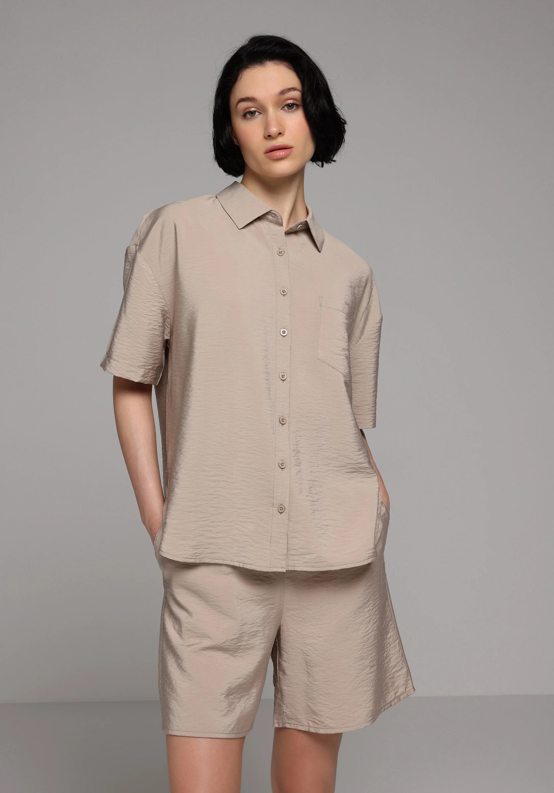 DOKUMA ALT KADIN ŞORT Regular Fit