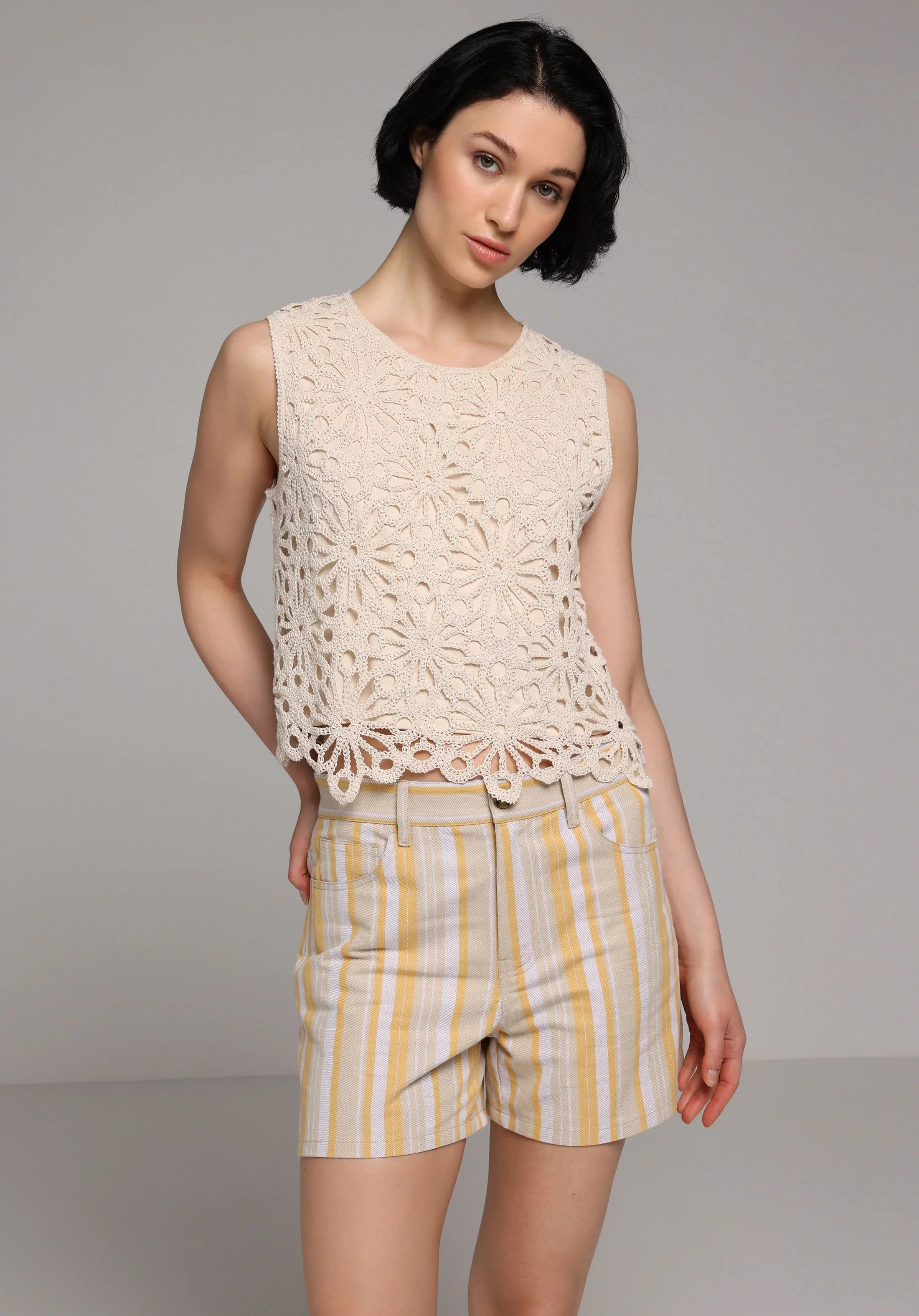 DOKUMA ALT KADIN ŞORT Regular Fit