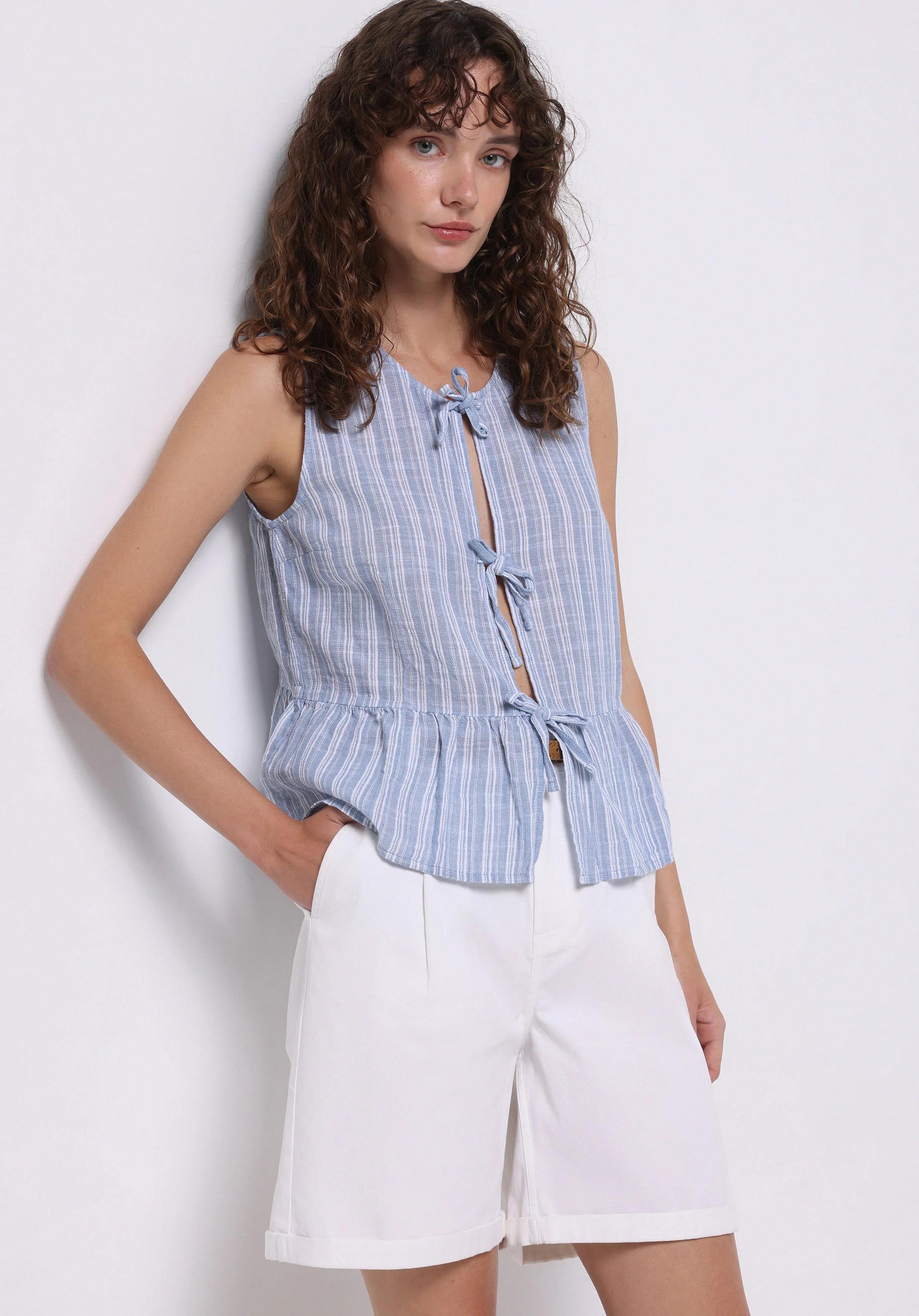 DOKUMA ALT KADIN ŞORT Slim Fit