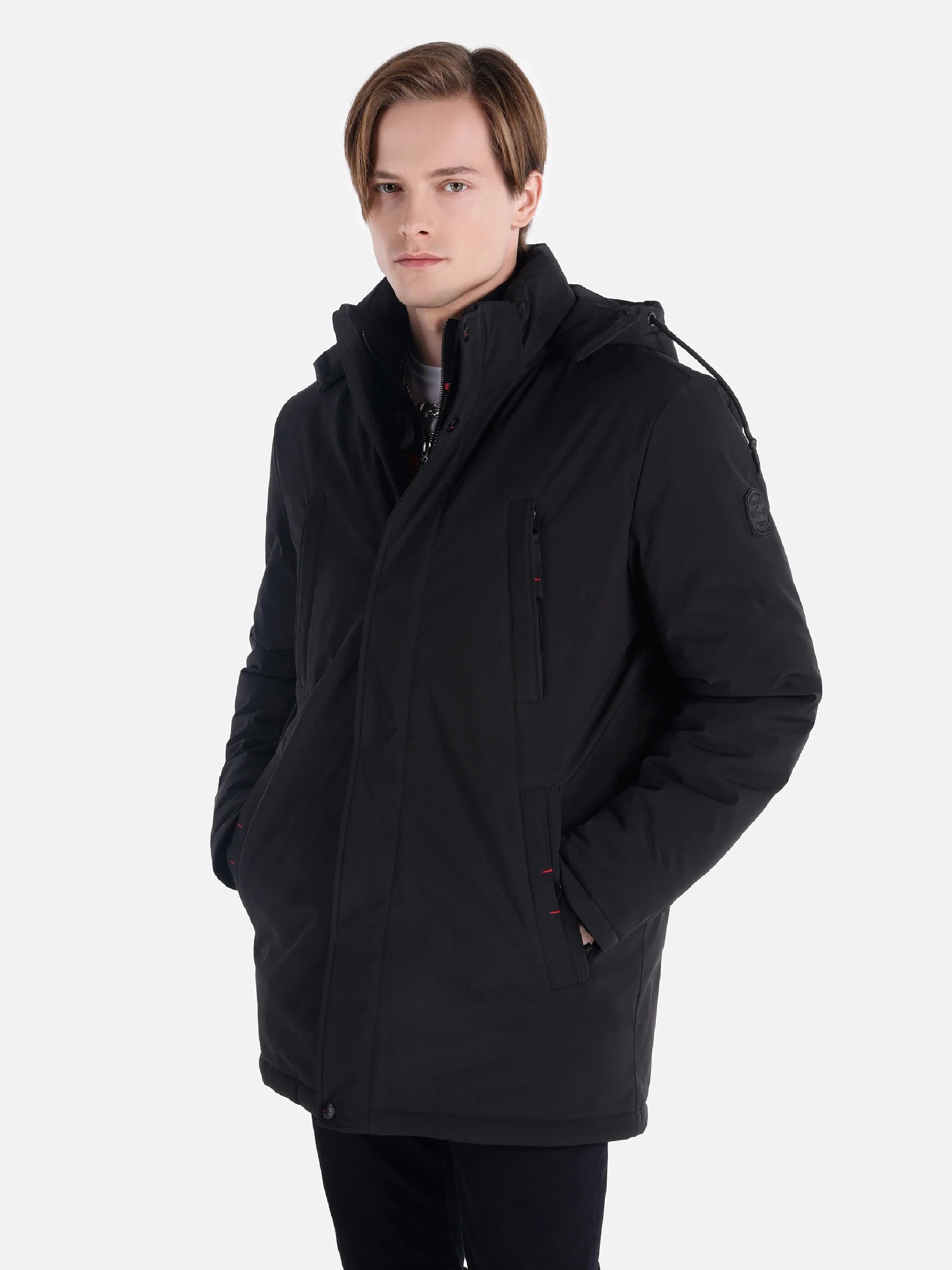 DOKUMA DIŞ ERKEK MONT  Regular Fit