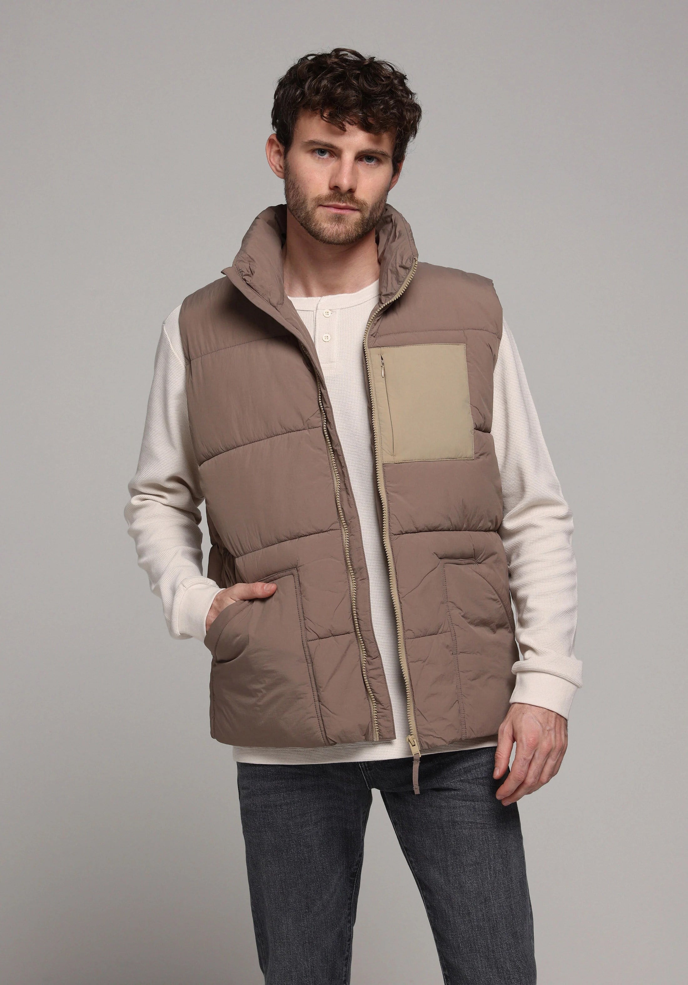 DOKUMA DIŞ ERKEK YELEK Regular Fit