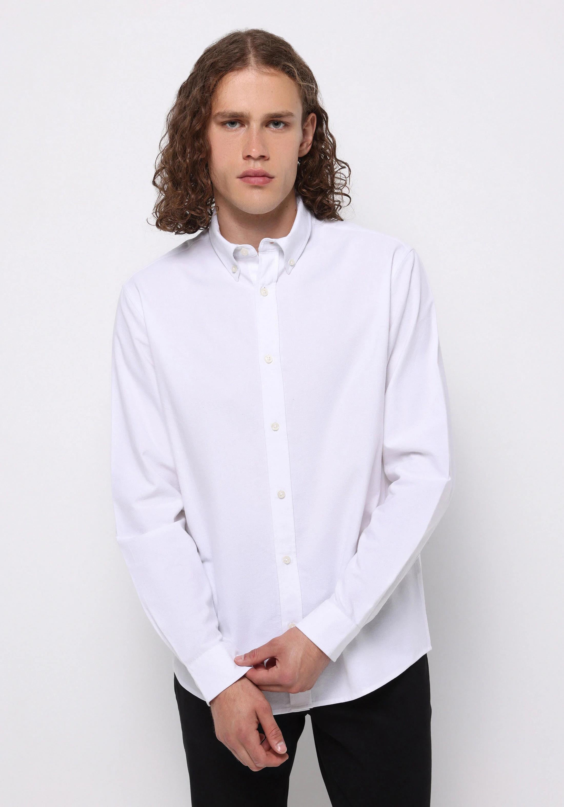 DOKUMA ÜST ERKEK UZUN KOL GÖMLEK Regular Fit