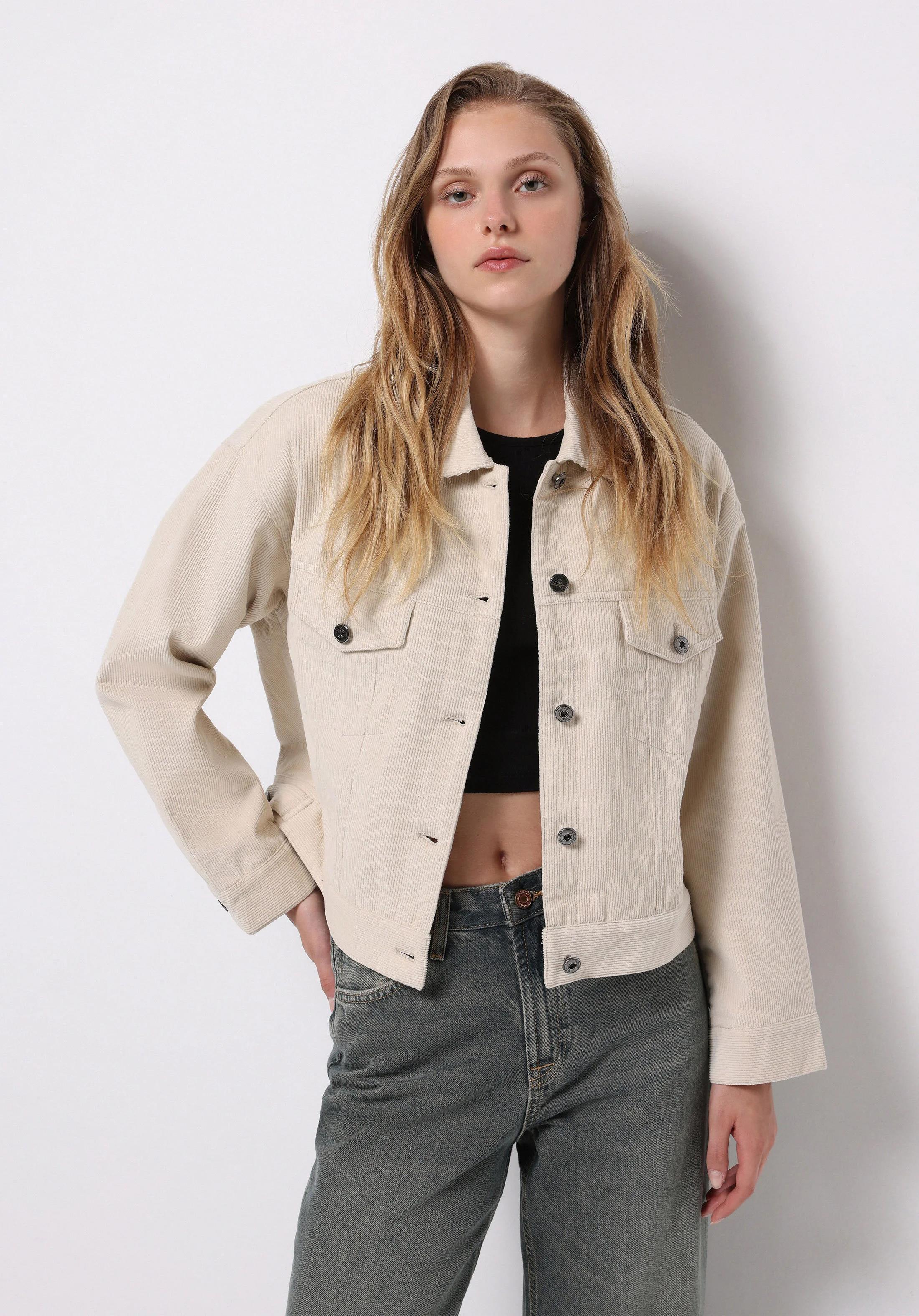 DOKUMA ÜST KADIN CEKET Regular Fit