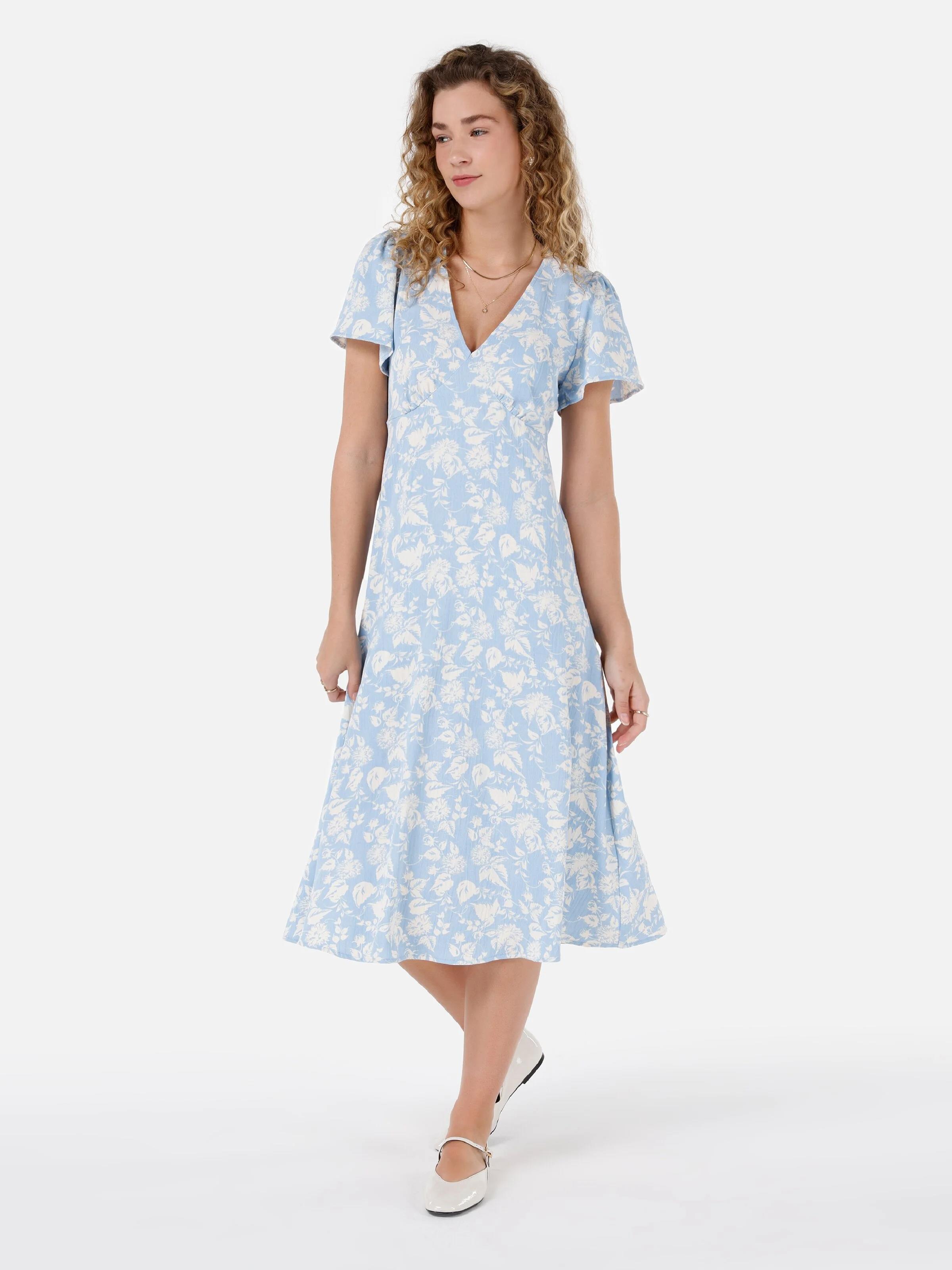 DOKUMA ÜST KADIN ELBISE Regular Fit