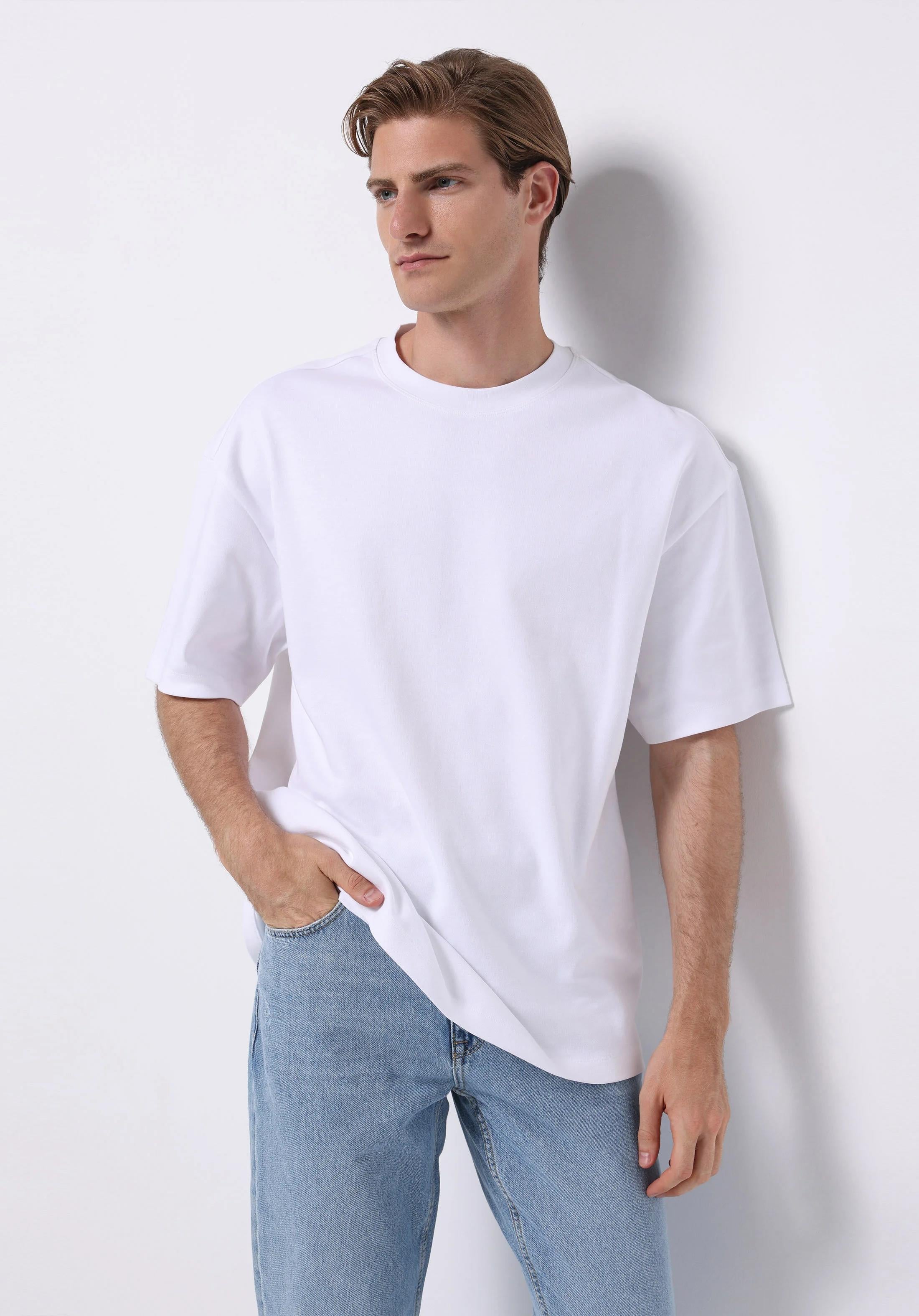 ÖRME ERKEK KISA KOL T-SHIRT Oversize Fit