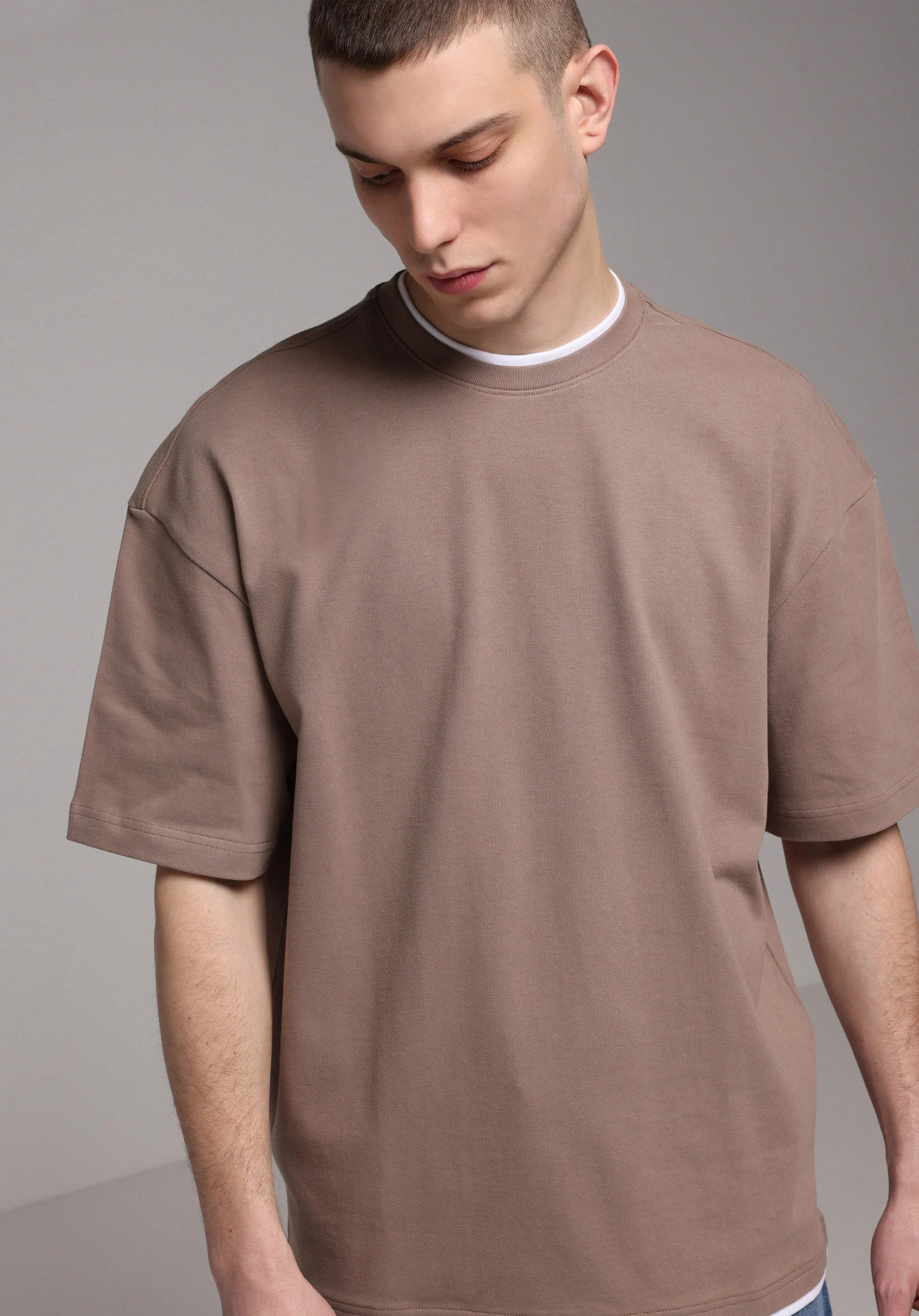 ÖRME ERKEK KISA KOL T-SHIRT Oversize Fit