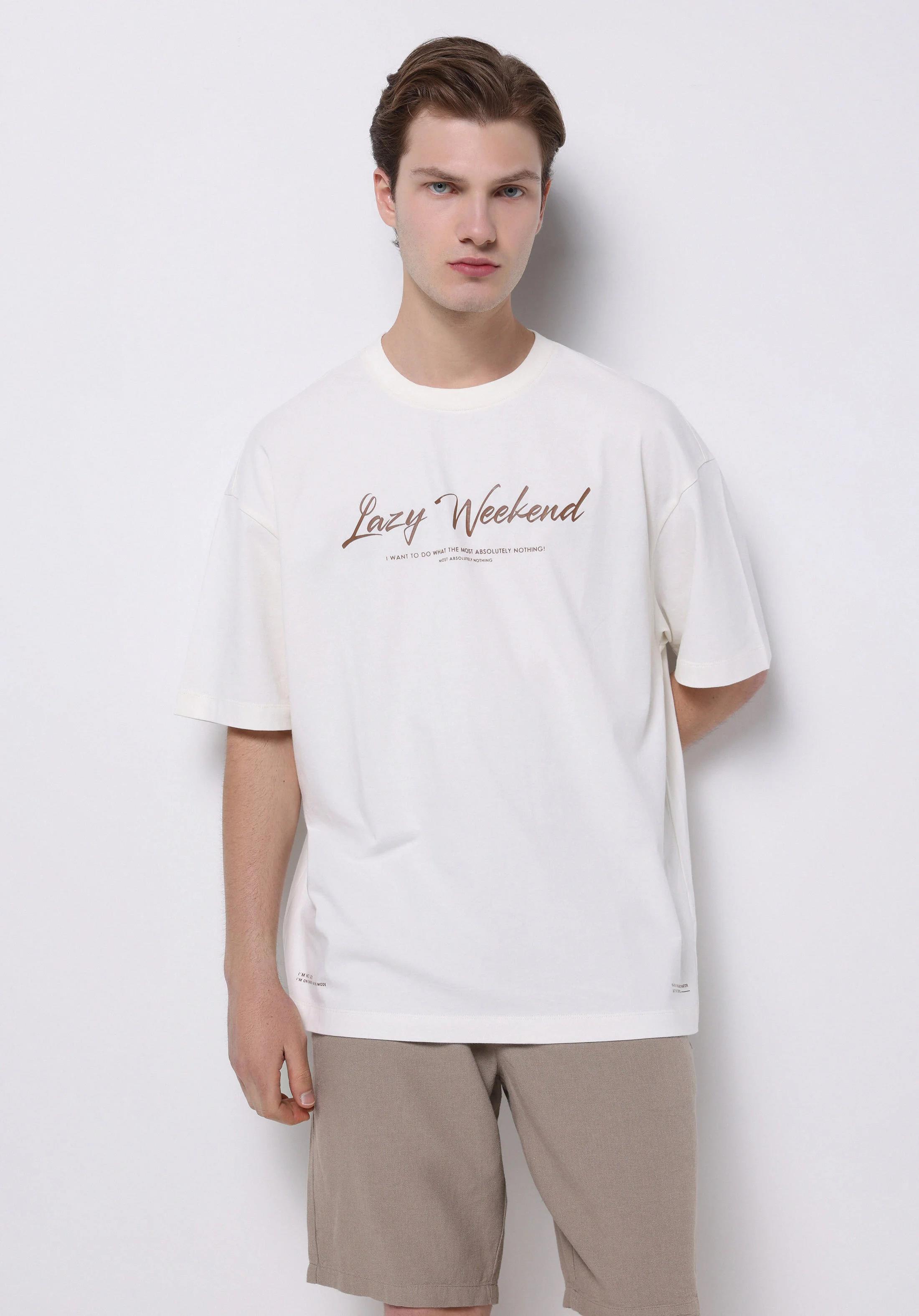 ÖRME ERKEK KISA KOL T-SHIRT Oversize Fit