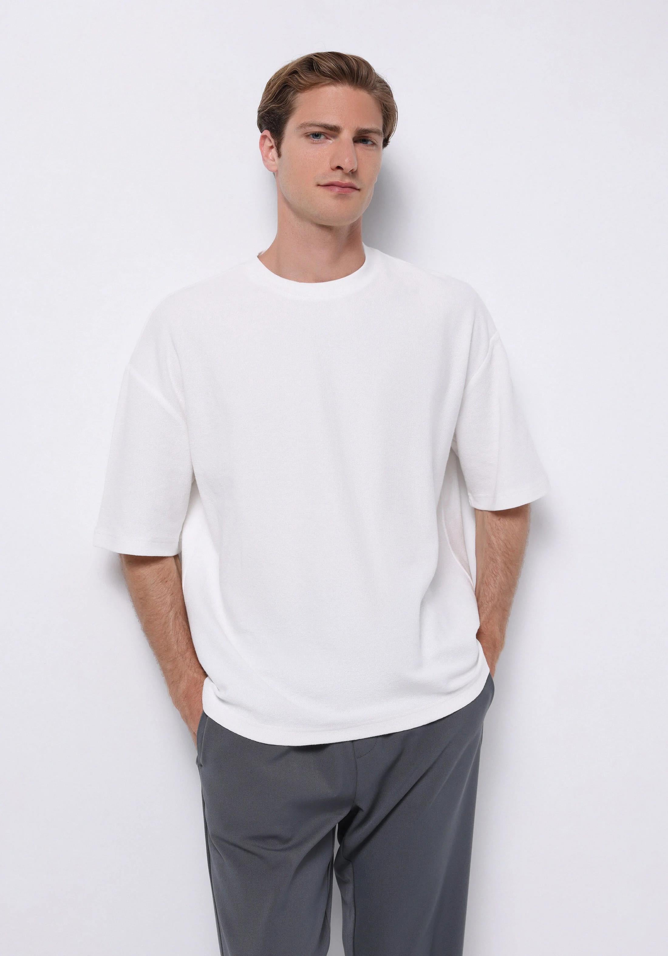 ÖRME ERKEK KISA KOL T-SHIRT Oversize Fit
