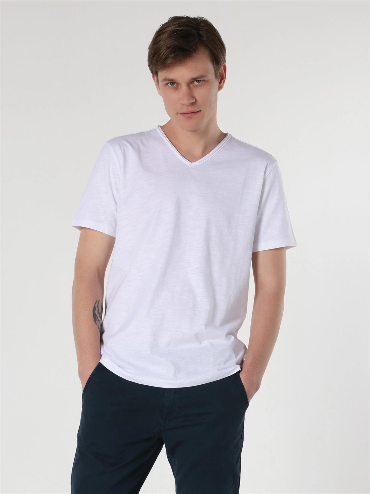 ÖRME ERKEK KISA KOL T-SHIRT Regular Fit