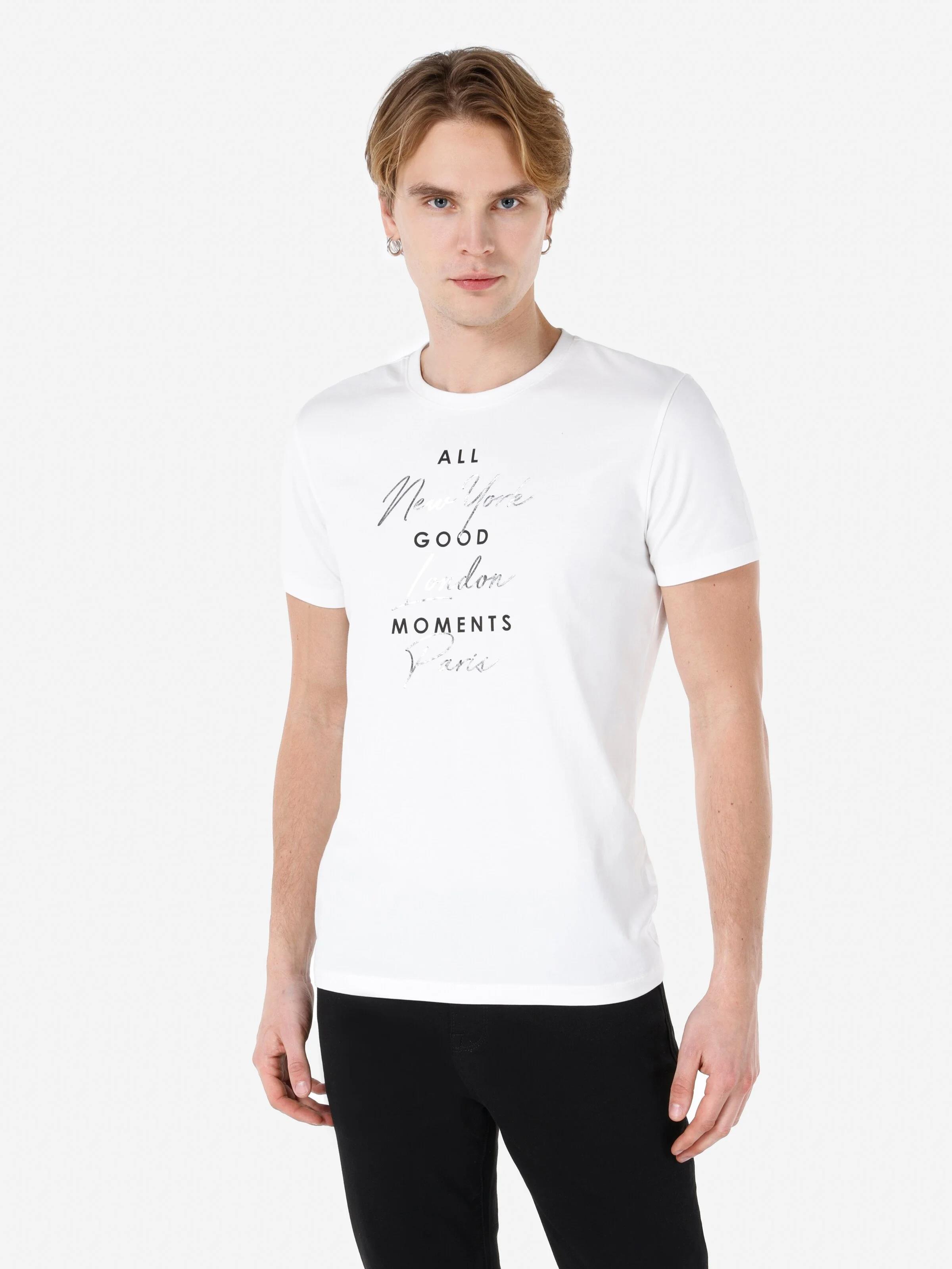 ÖRME ERKEK KISA KOL T-SHIRT Slim Fit