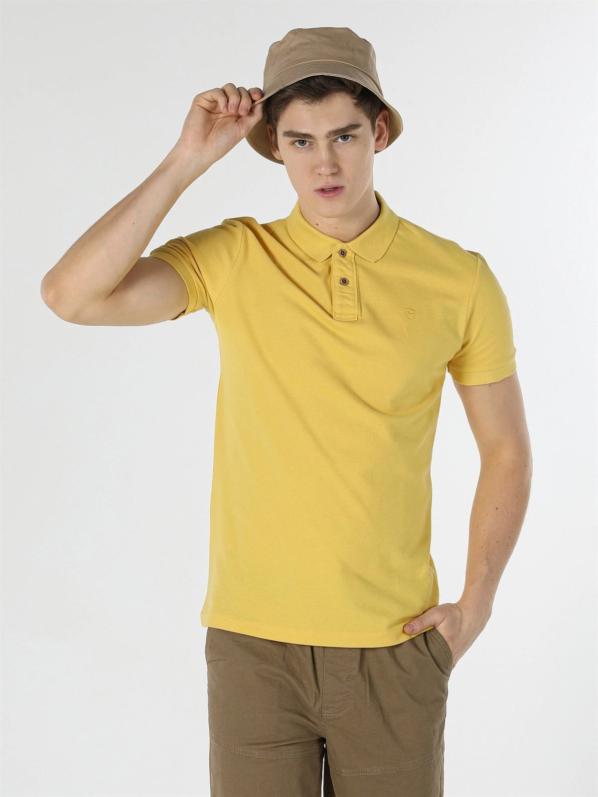 ÖRME ERKEK POLO YAKA KISA KOL T-SHIRT Slim Fit