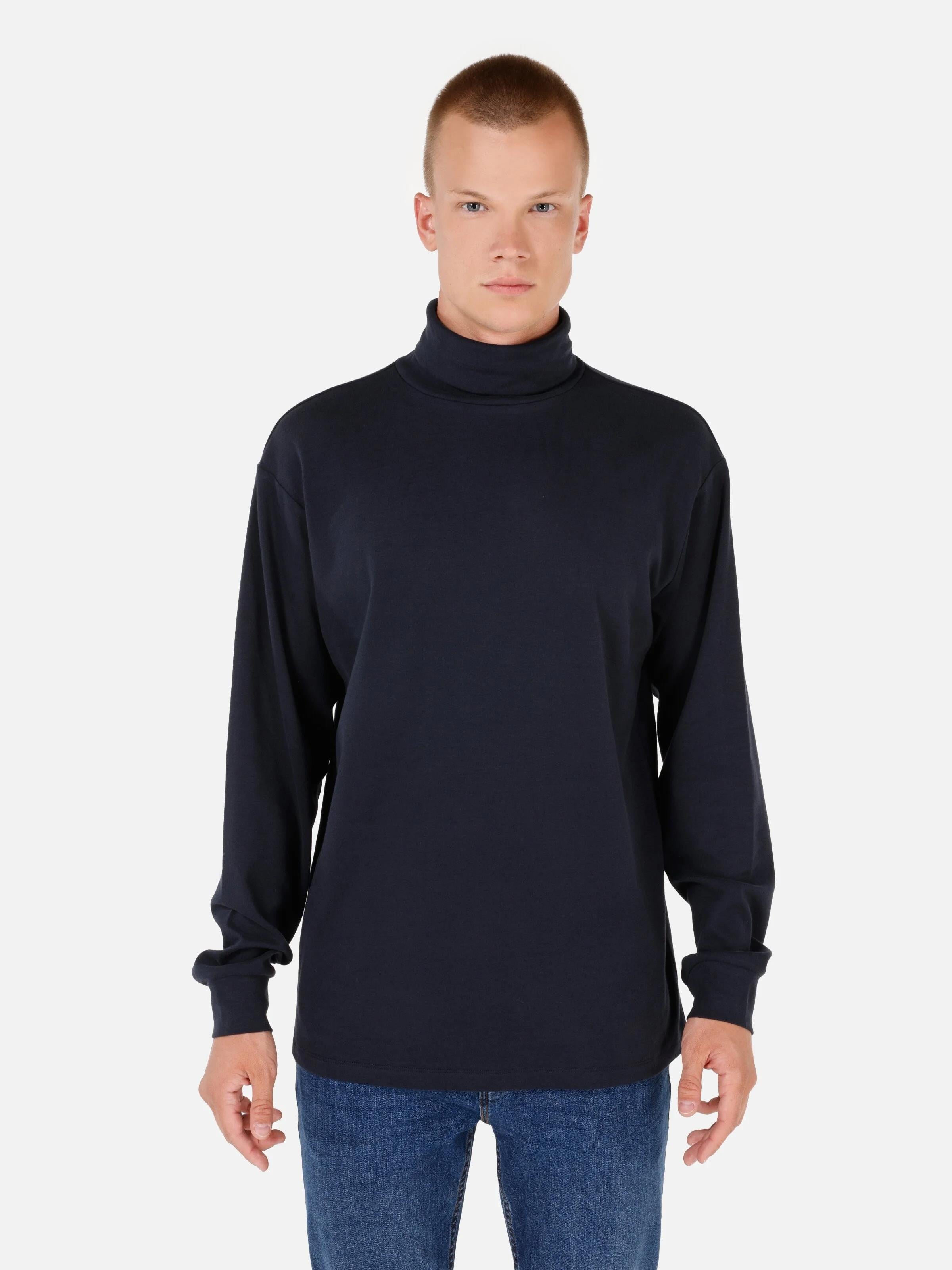 ÖRME ERKEK UZUN KOL T-SHIRT Comfort Fit
