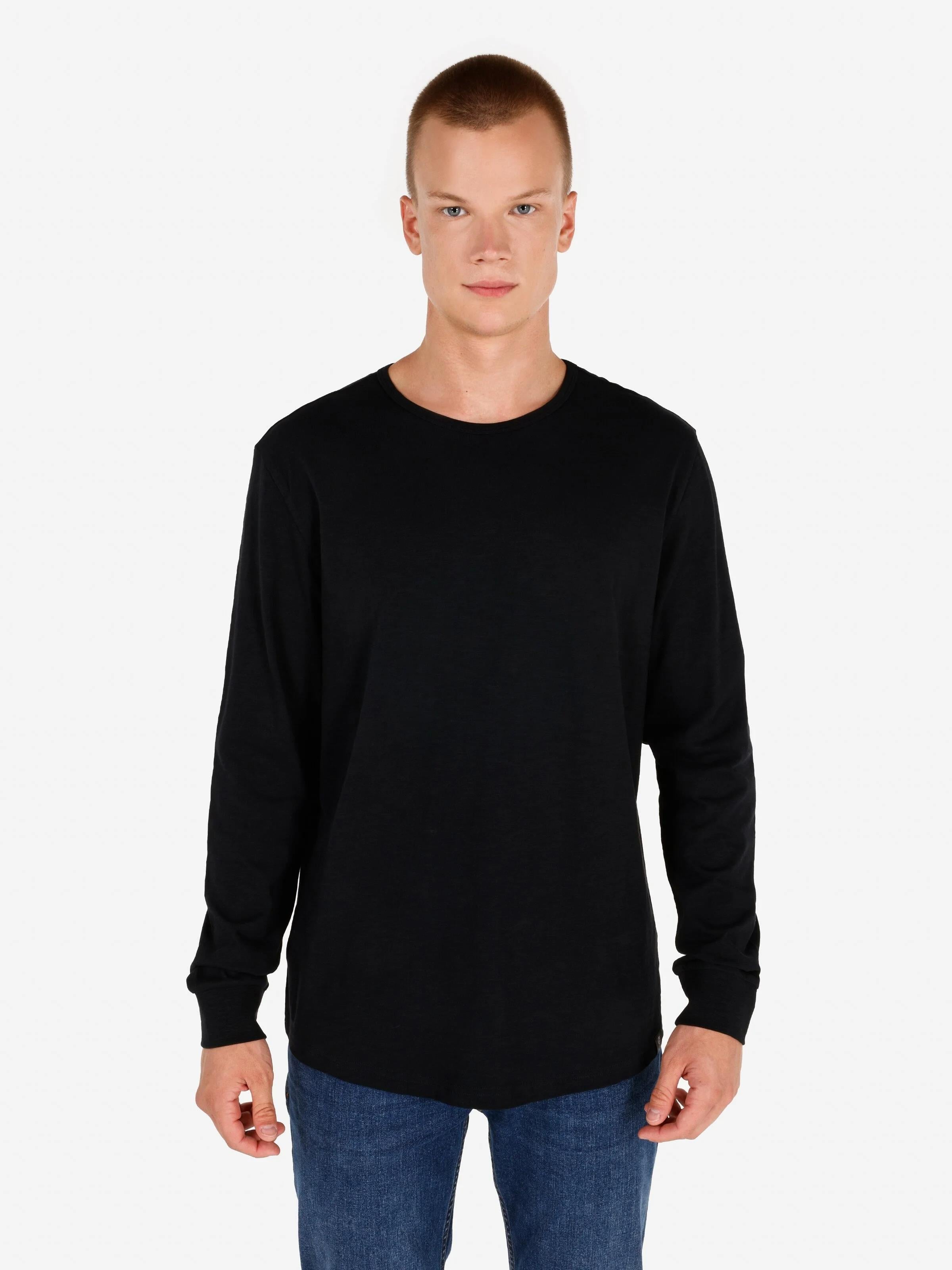 ÖRME ERKEK UZUN KOL T-SHIRT Regular Fit