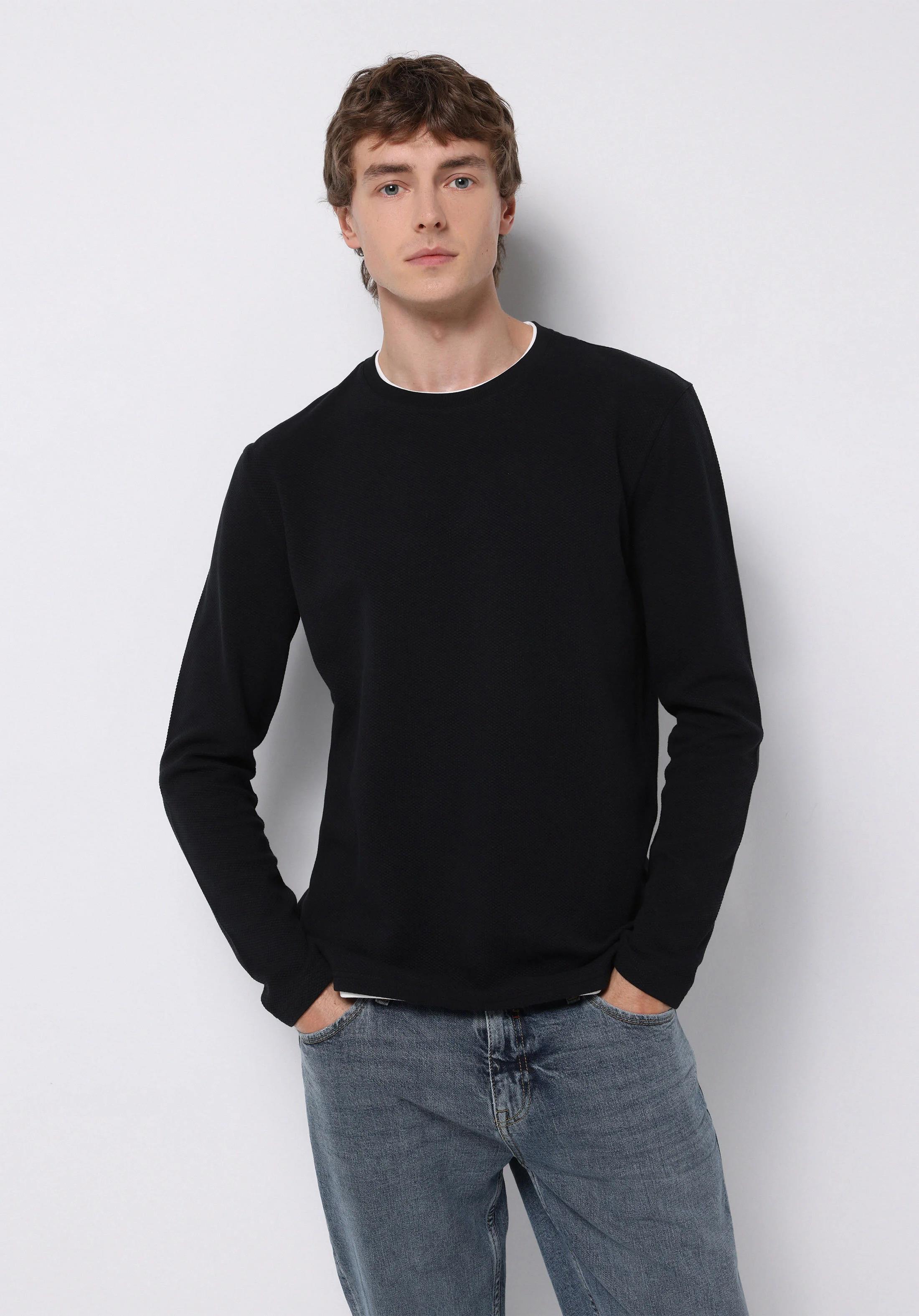 ÖRME ERKEK UZUN KOL T-SHIRT Regular Fit