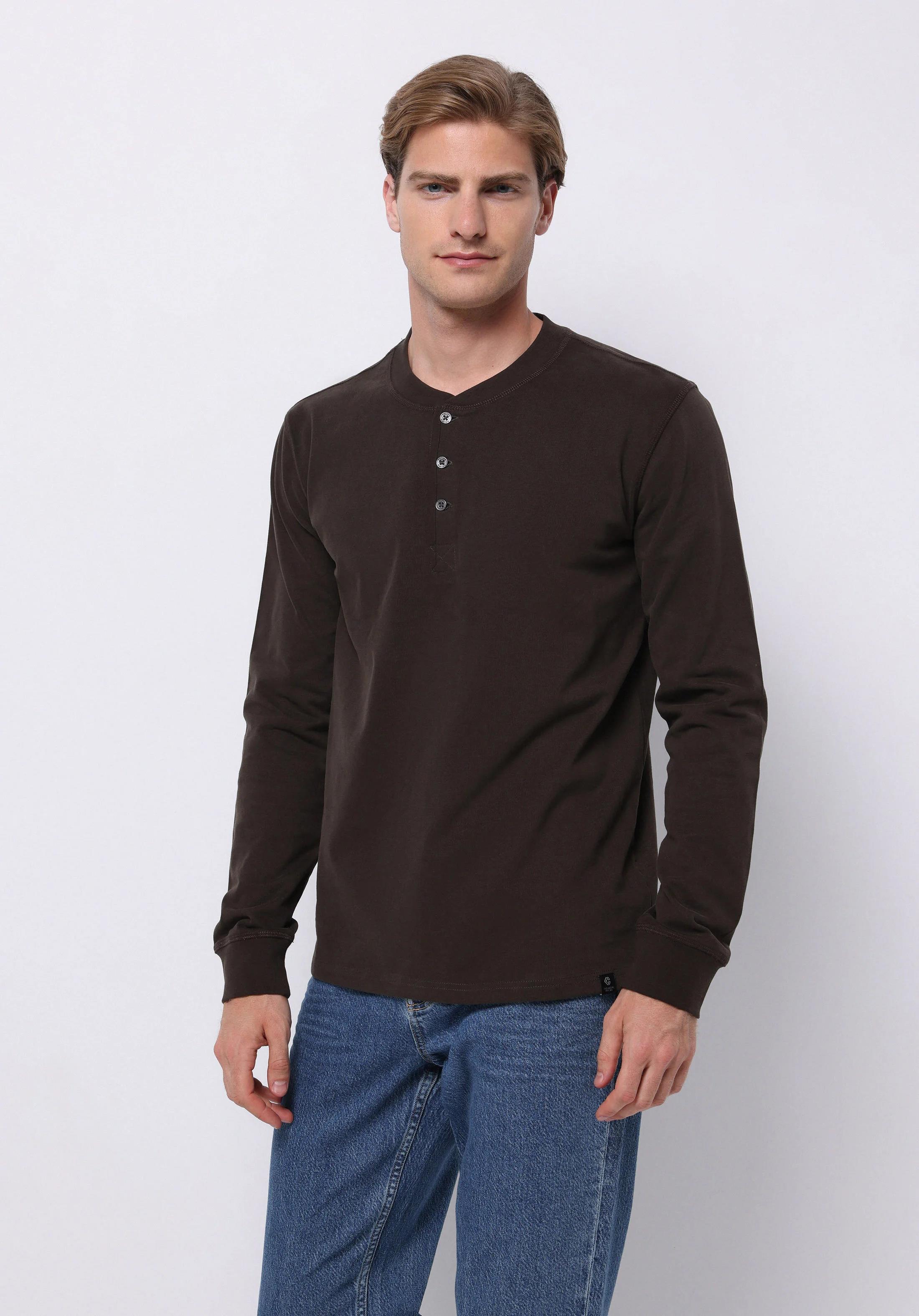 ÖRME ERKEK UZUN KOL T-SHIRT Slim Fit