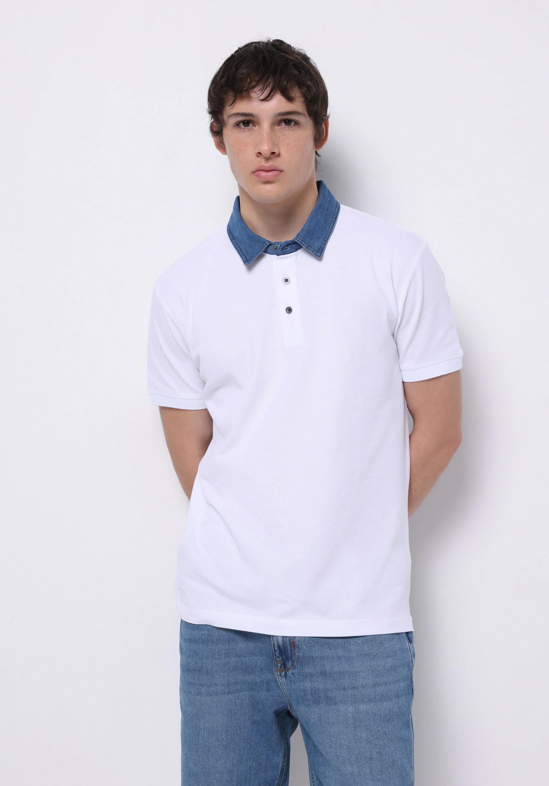 ÖRME ERKEK YAKALI KISA KOL T-SHIRT