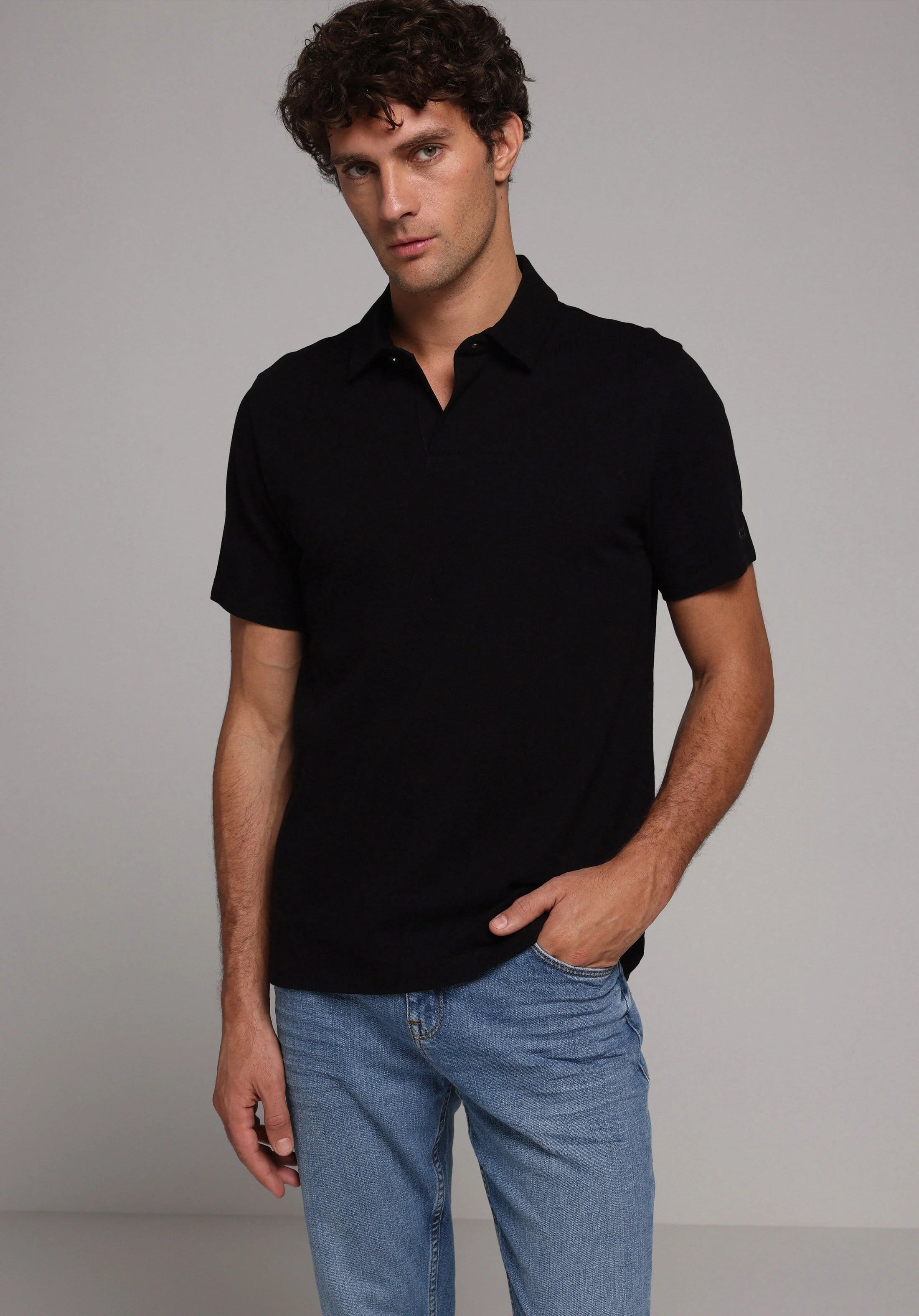 ÖRME ERKEK YAKALI KISA KOL T-SHIRT Regular Fit