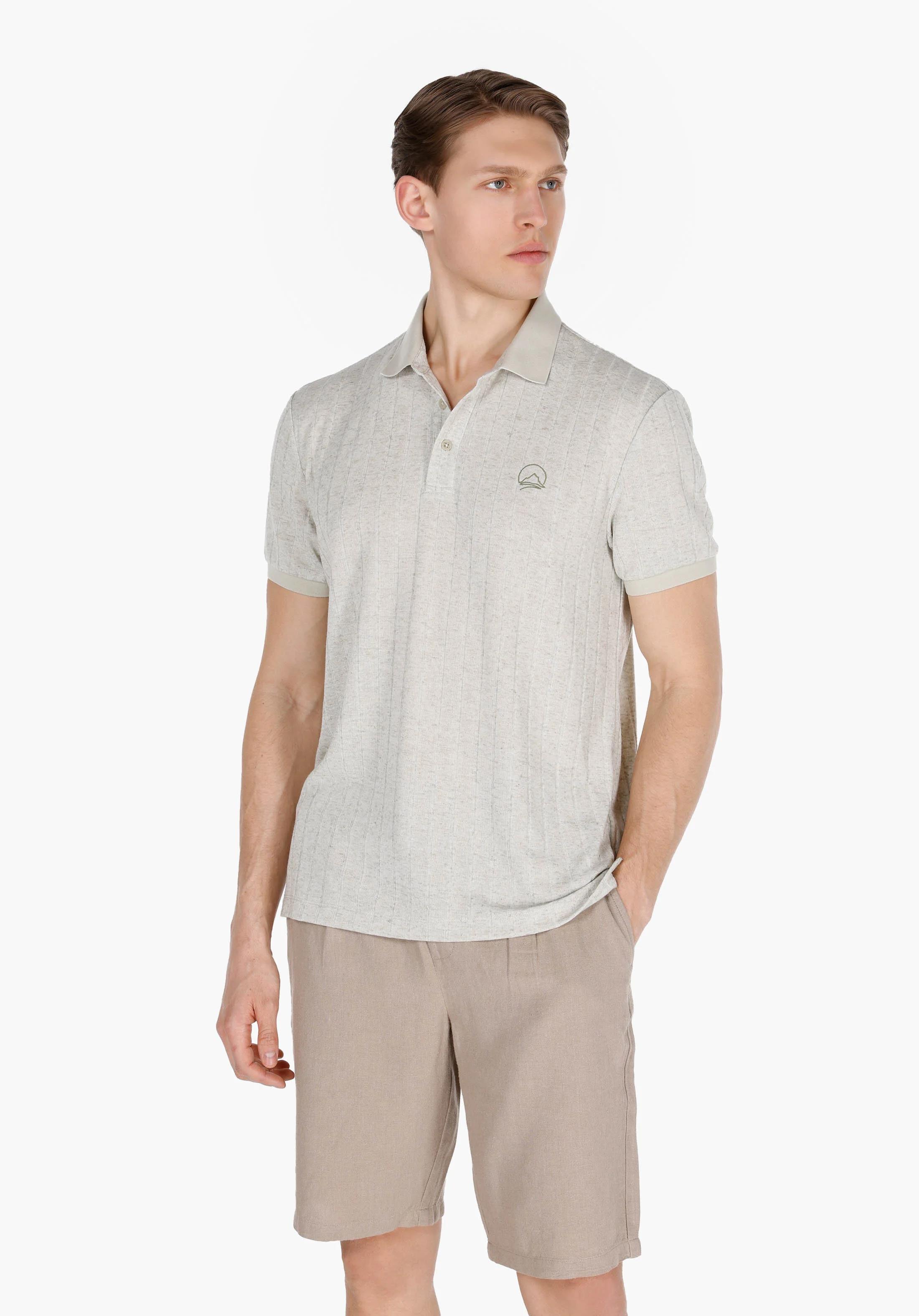 ÖRME ERKEK YAKALI KISA KOL T-SHIRT Regular Fit