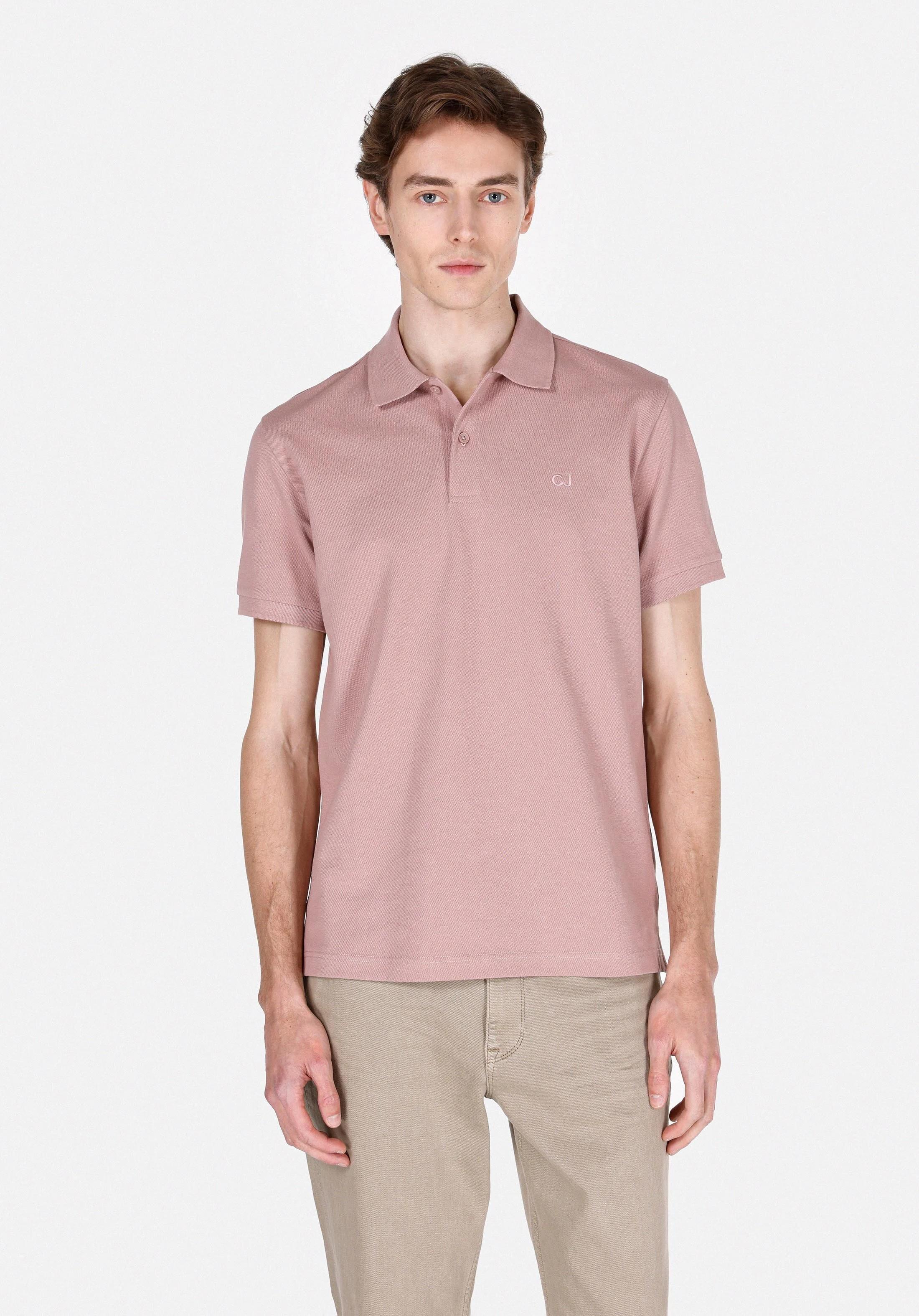 ÖRME ERKEK YAKALI KISA KOL T-SHIRT Regular Fit