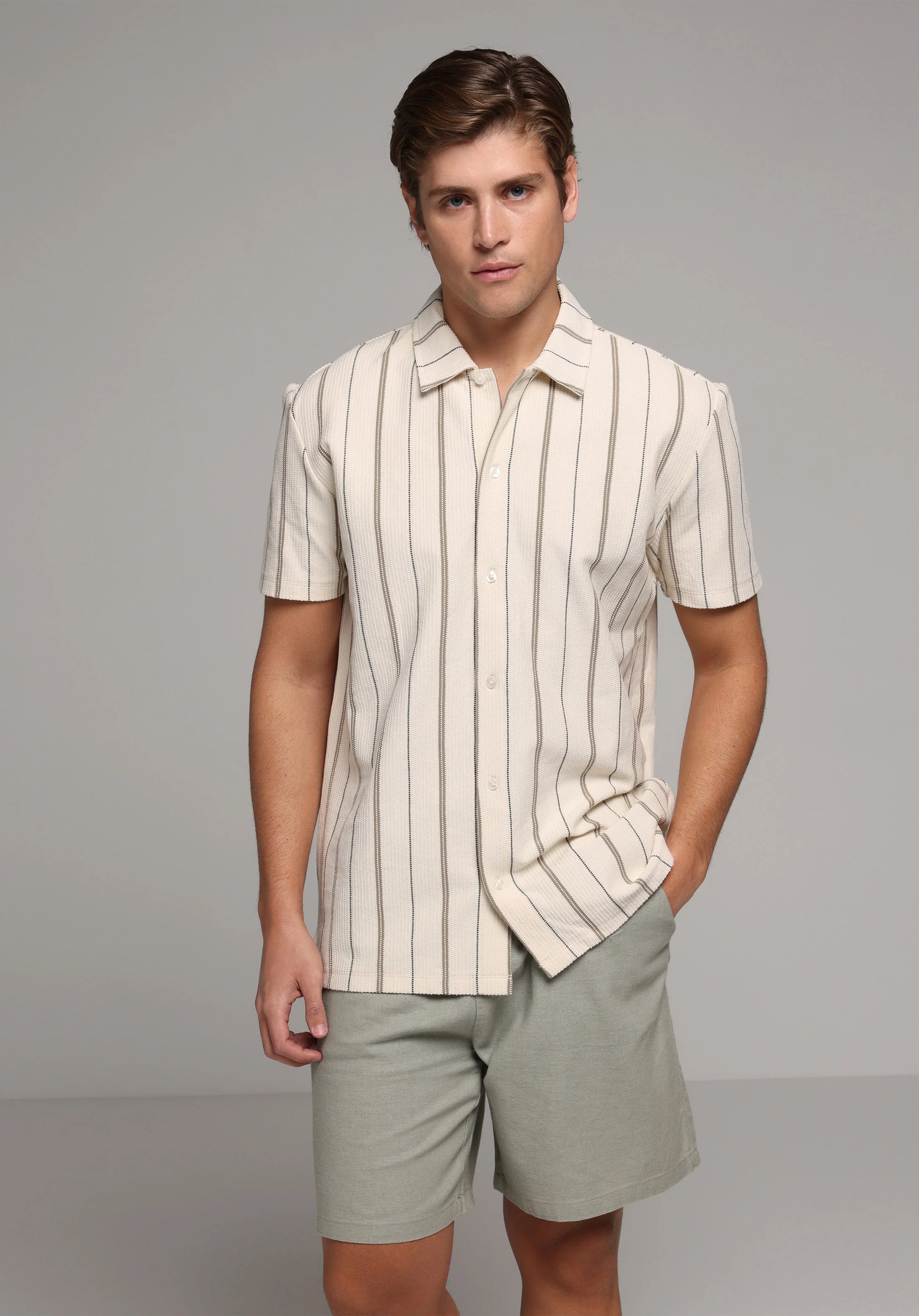 ÖRME ERKEK YAKALI KISA KOL T-SHIRT Regular Fit