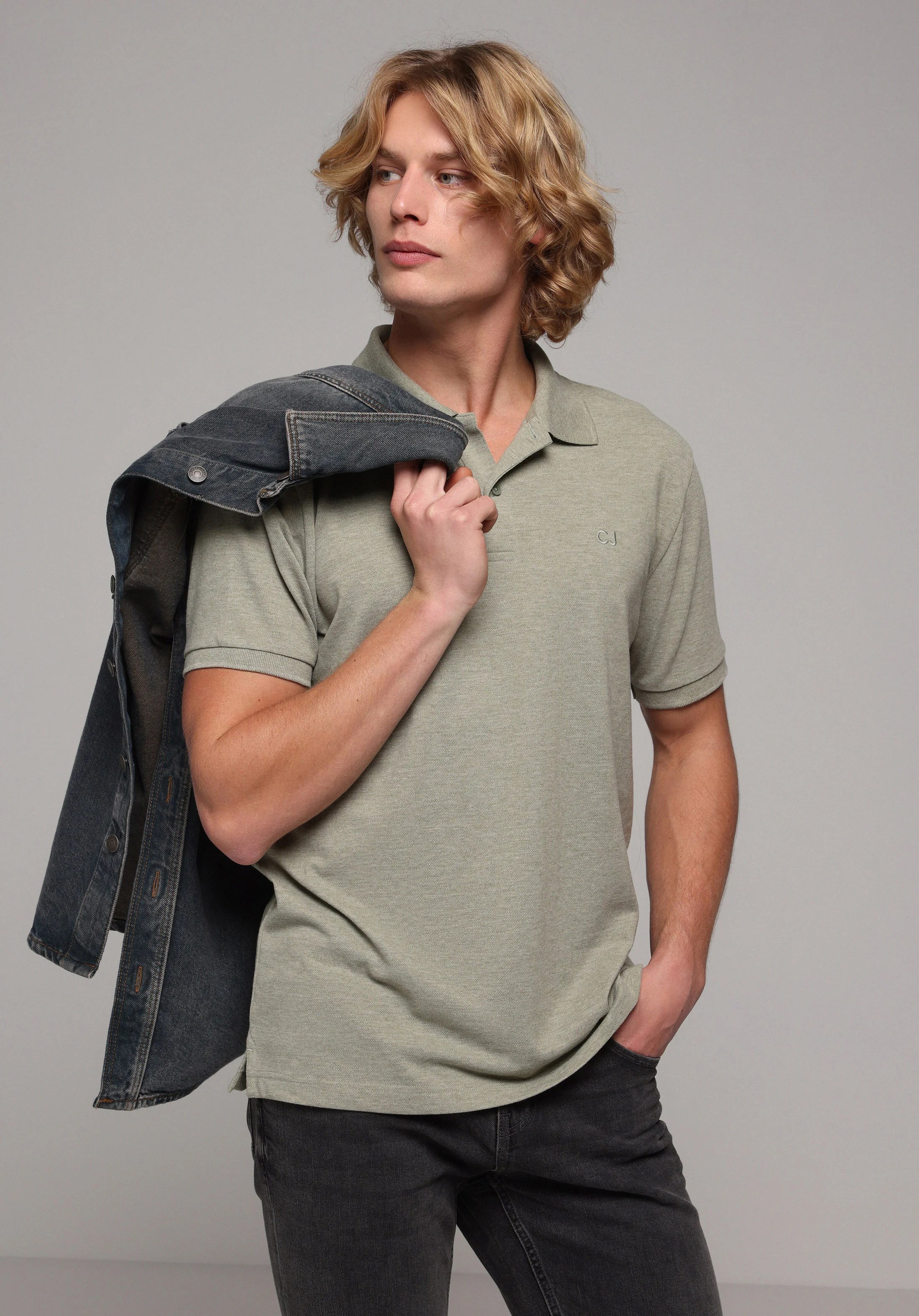 ÖRME ERKEK YAKALI KISA KOL T-SHIRT Regular Fit