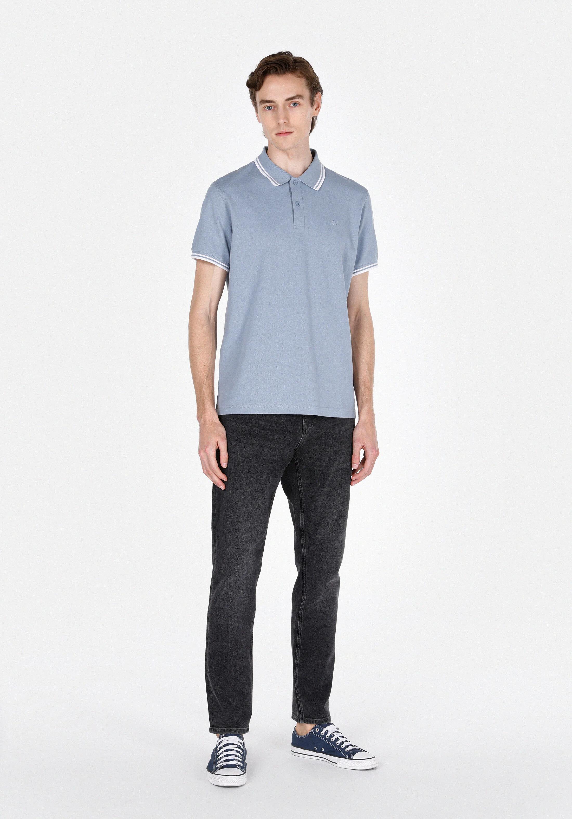 ÖRME ERKEK YAKALI KISA KOL T-SHIRT Regular Fit