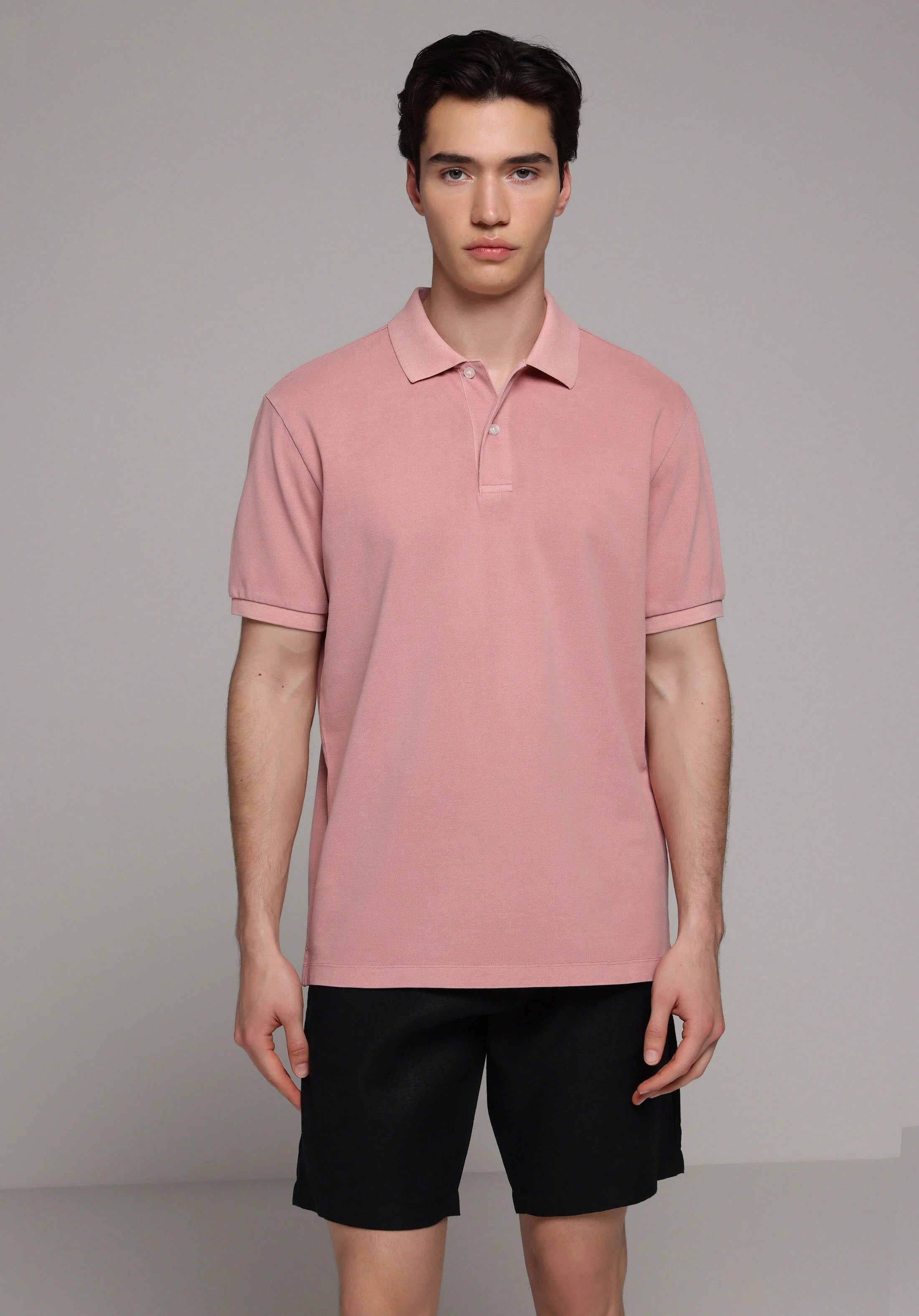 ÖRME ERKEK YAKALI KISA KOL T-SHIRT Regular Fit