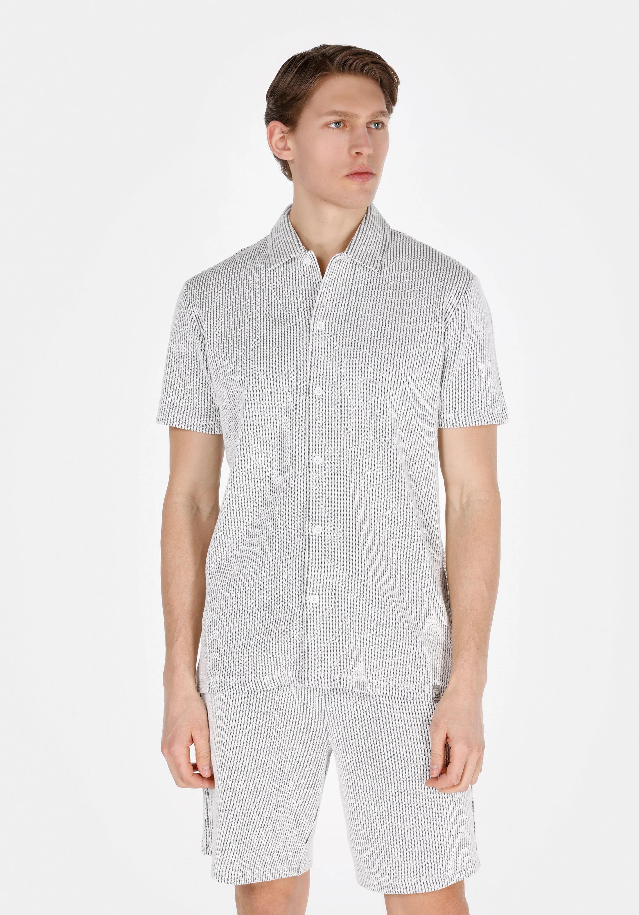 ÖRME ERKEK YAKALI KISA KOL T-SHIRT Regular Fit