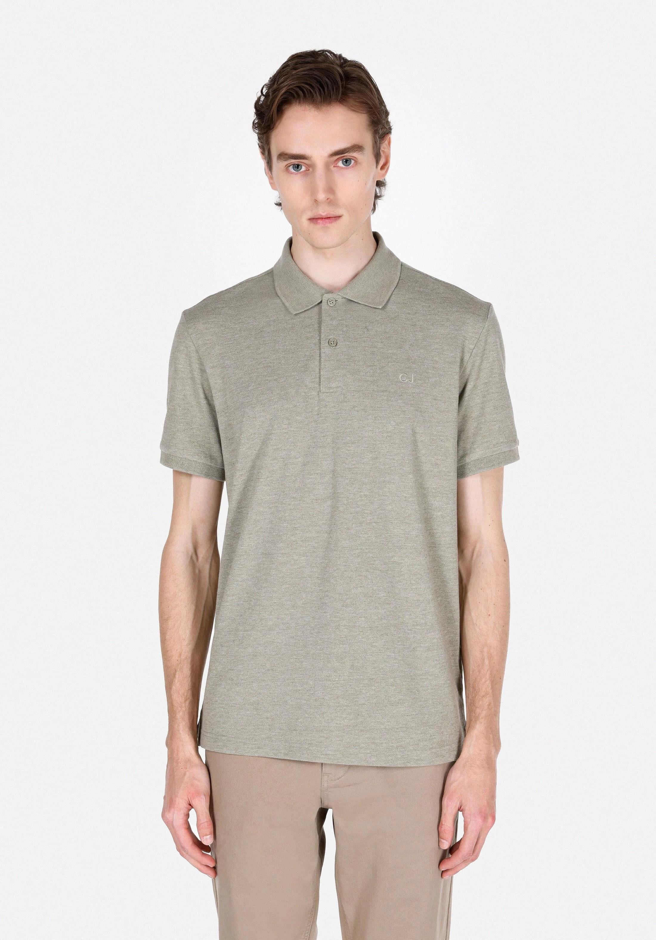 ÖRME ERKEK YAKALI KISA KOL T-SHIRT Regular Fit