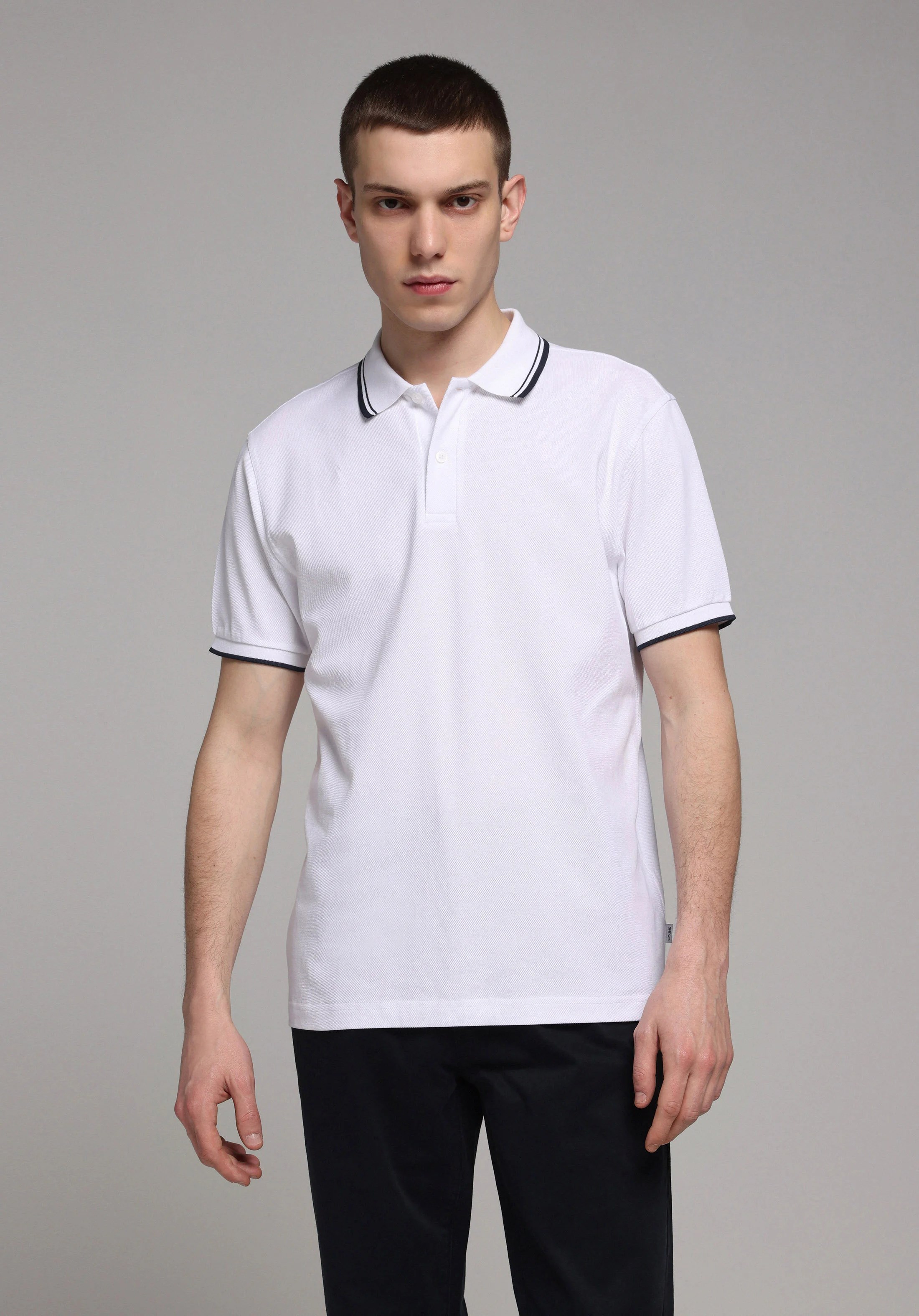 ÖRME ERKEK YAKALI KISA KOL T-SHIRT Regular Fit