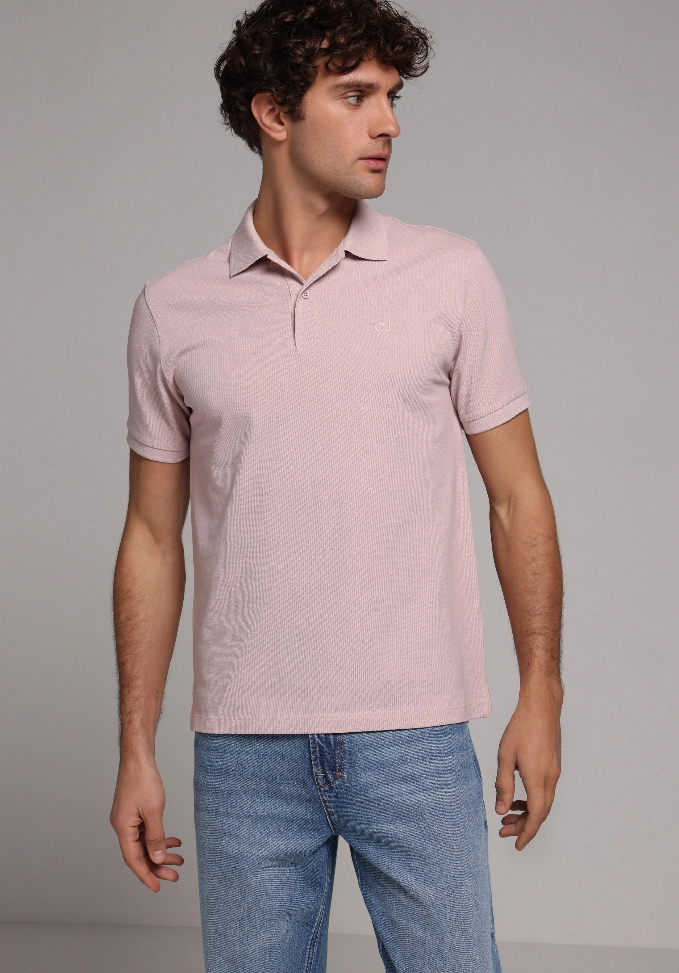 ÖRME ERKEK YAKALI KISA KOL T-SHIRT Regular Fit