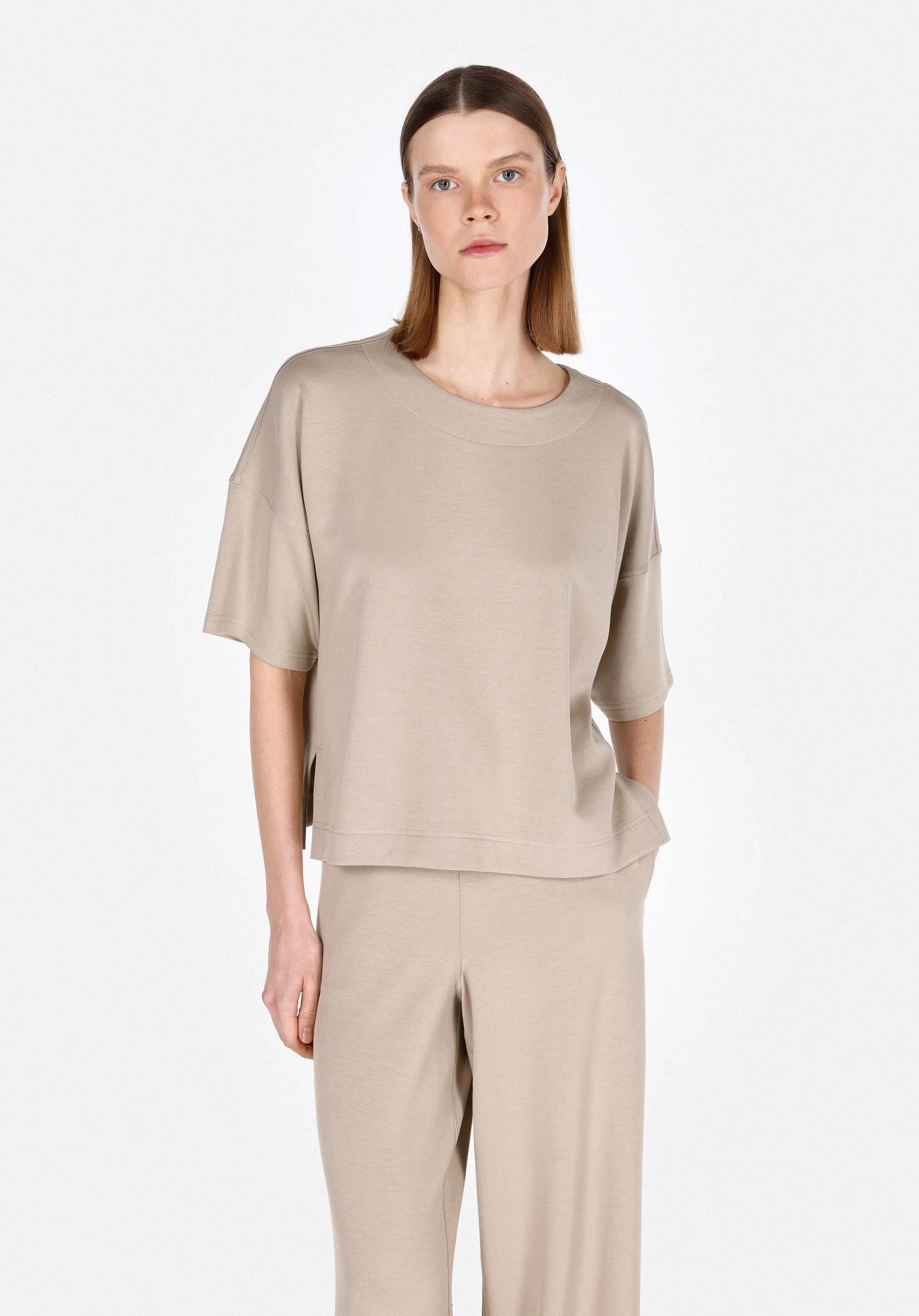 ÖRME KADIN KISA KOL BLUZ Comfort Fit