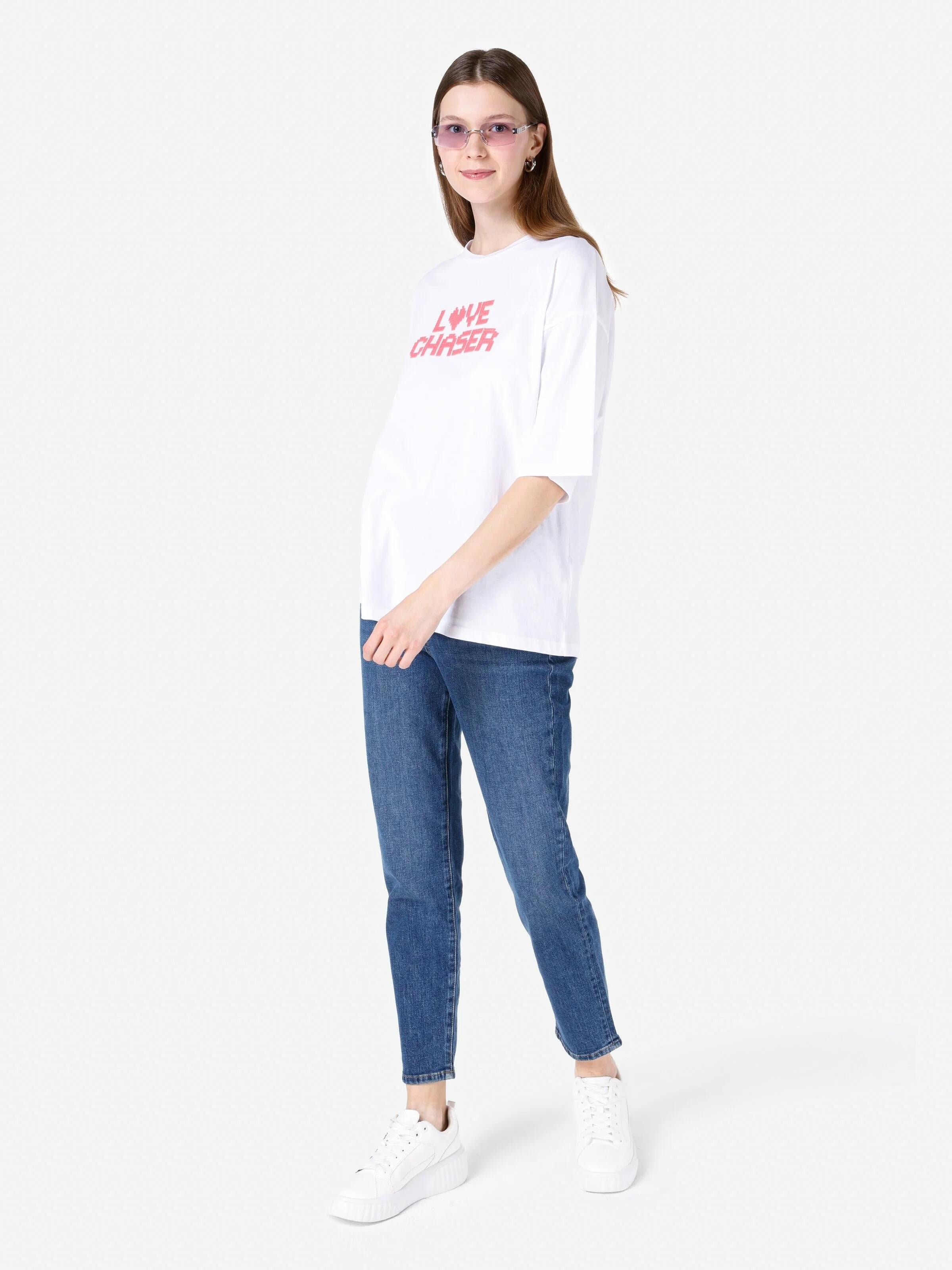ÖRME KADIN KISA KOL T-SHIRT Comfort Fit