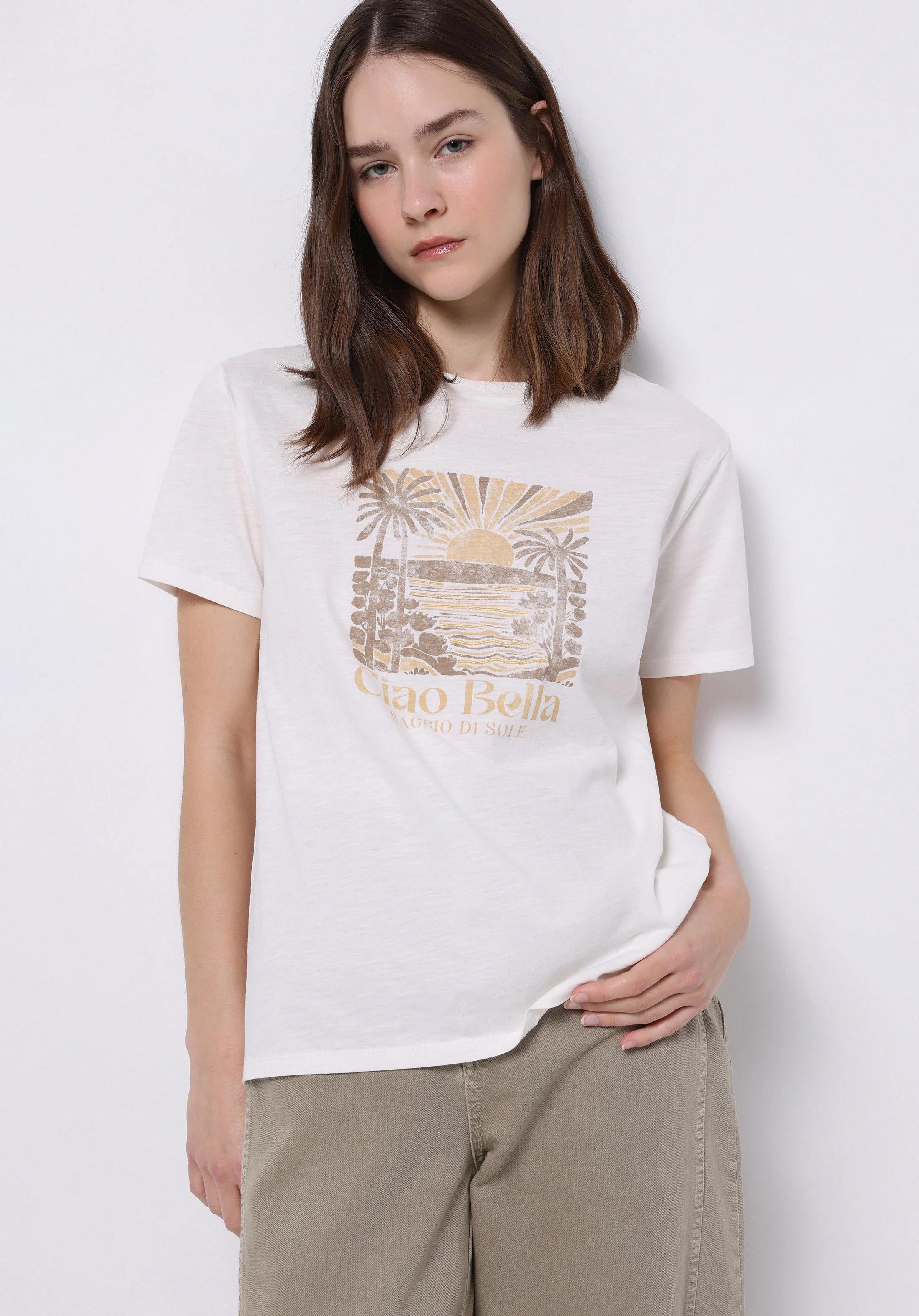 ÖRME KADIN KISA KOL T-SHIRT Regular Fit
