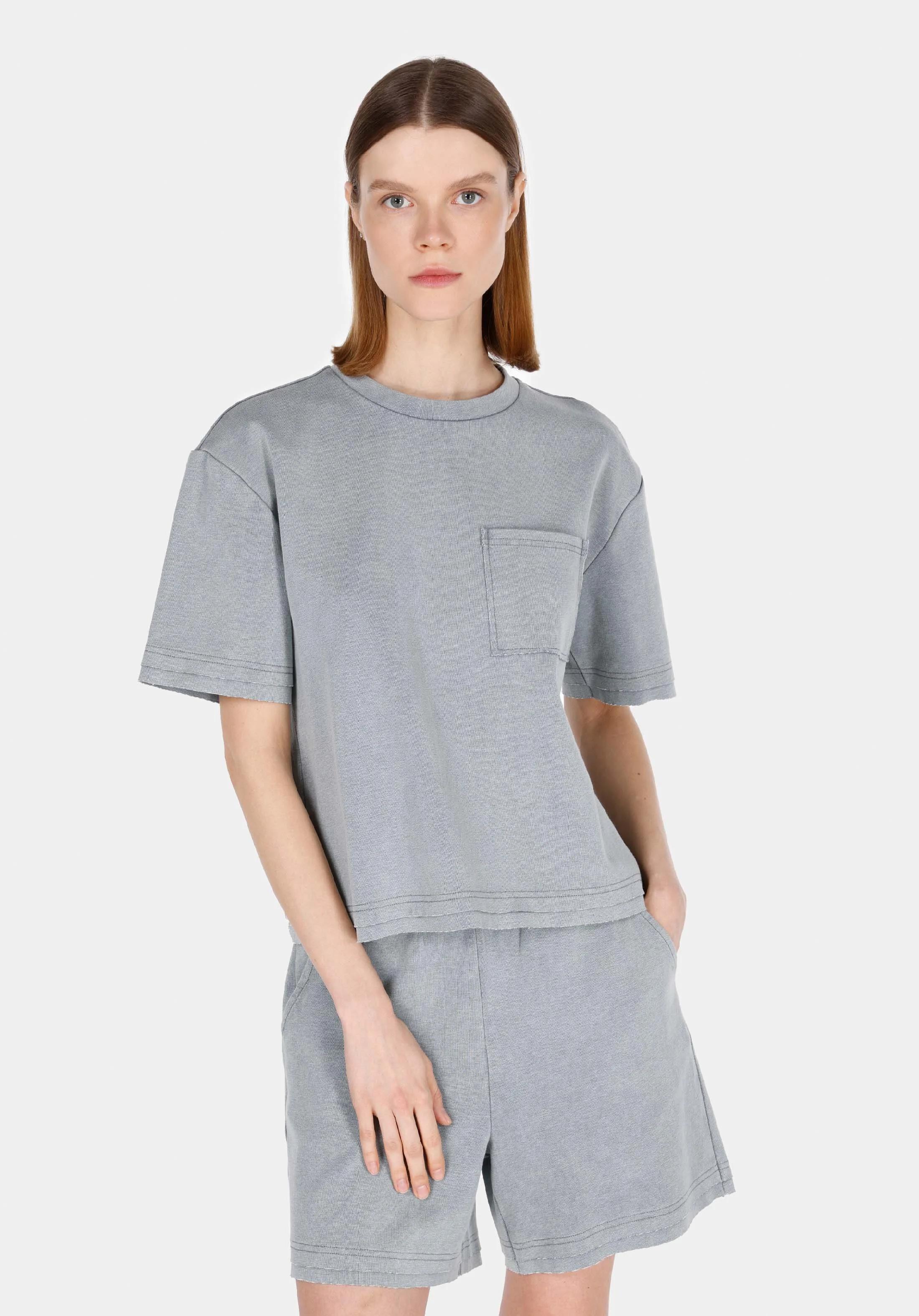 ÖRME KADIN KISA KOL T-SHIRT Regular Fit