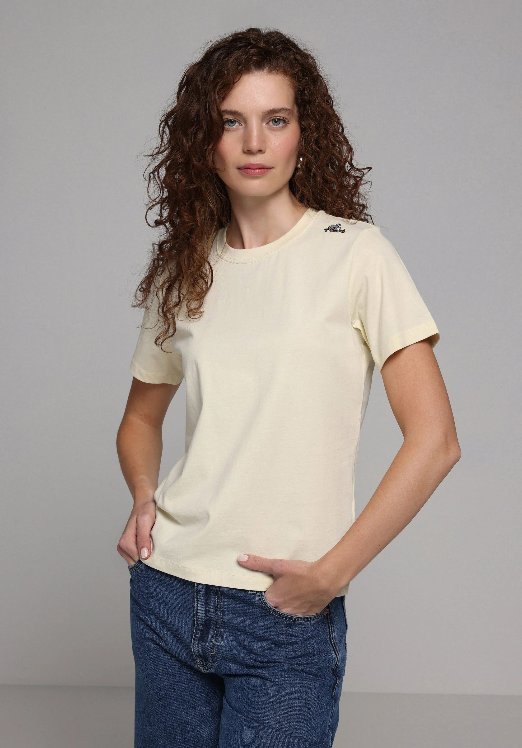 ÖRME KADIN KISA KOL T-SHIRT Regular Fit