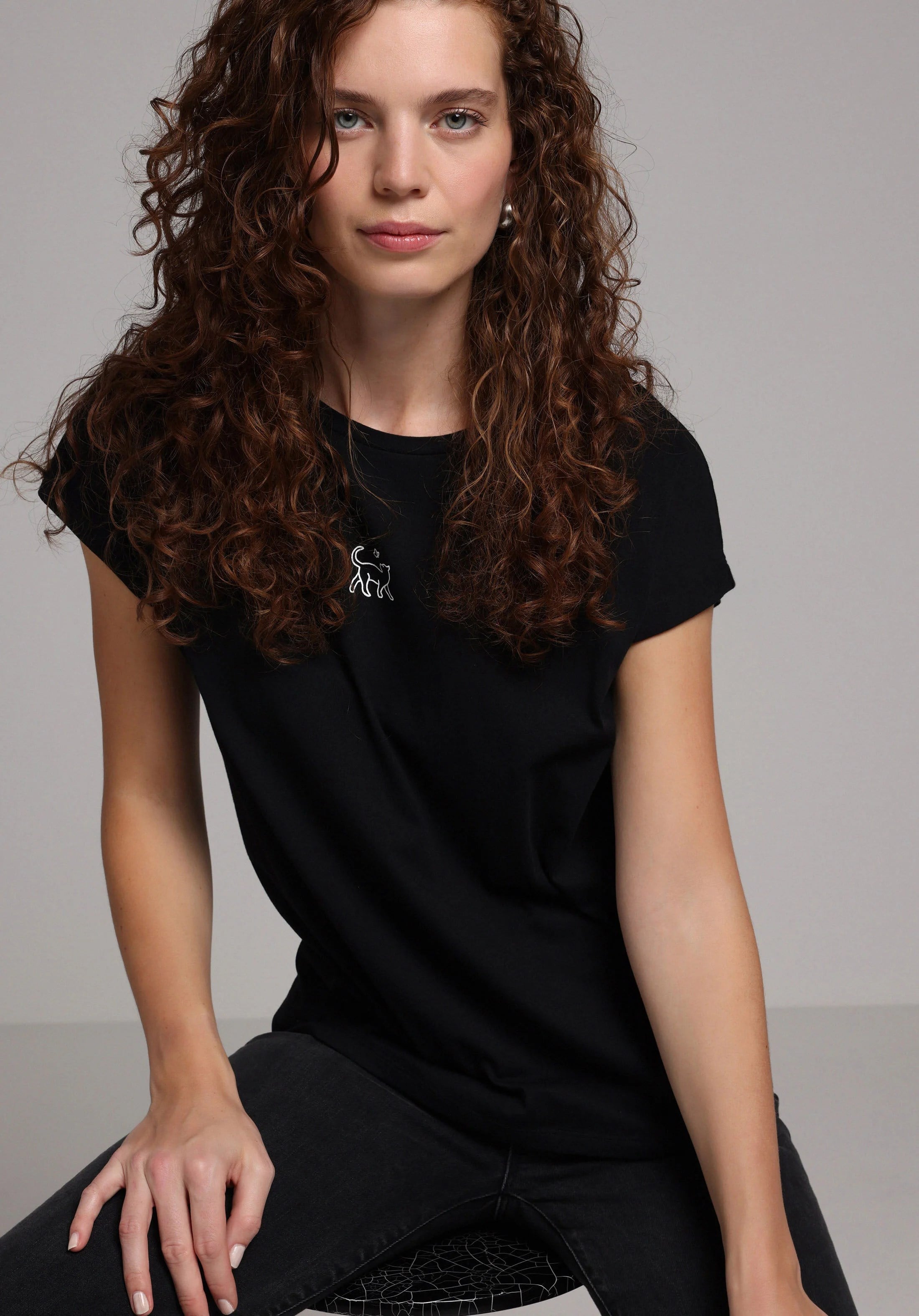 ÖRME KADIN KISA KOL T-SHIRT Regular Fit