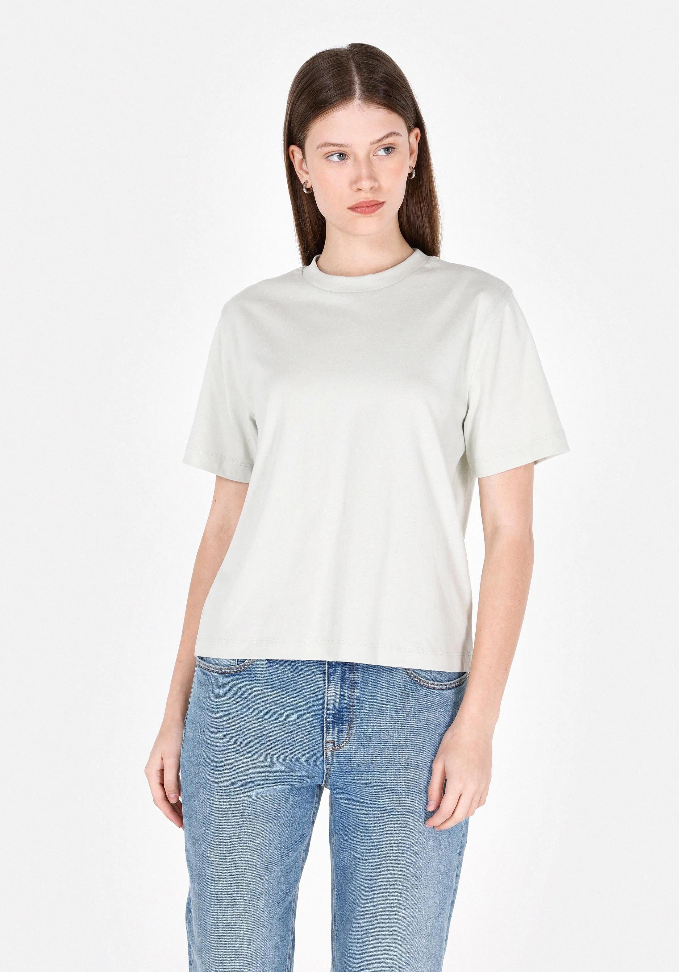 ÖRME KADIN KISA KOL T-SHIRT Regular Fit