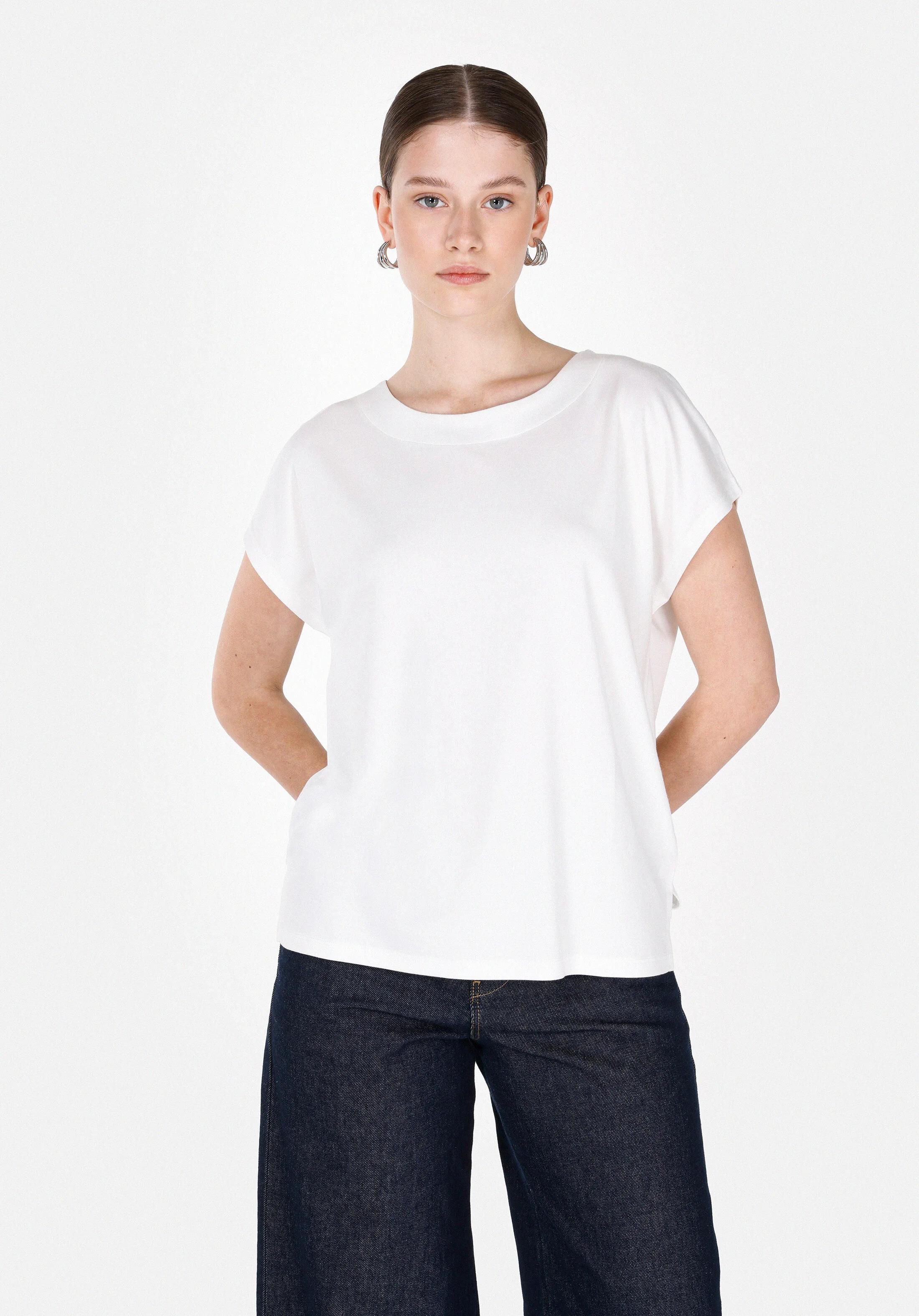 ÖRME KADIN KISA KOL T-SHIRT Regular Fit