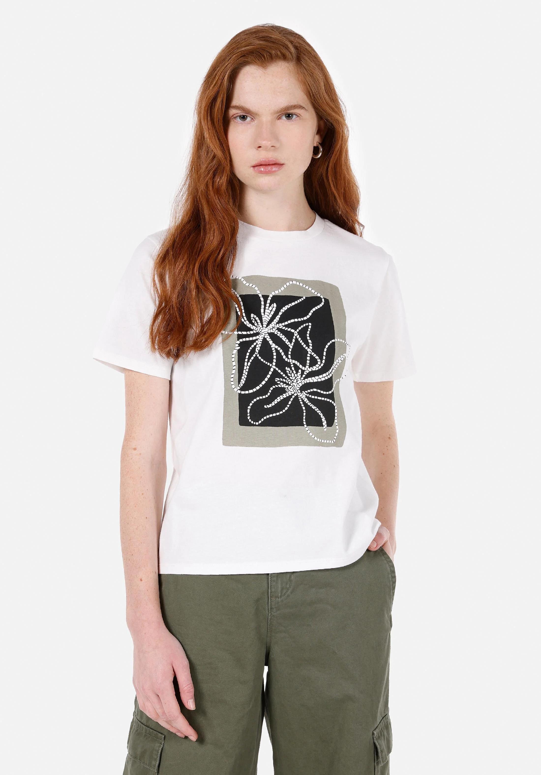 ÖRME KADIN KISA KOL T-SHIRT Regular Fit