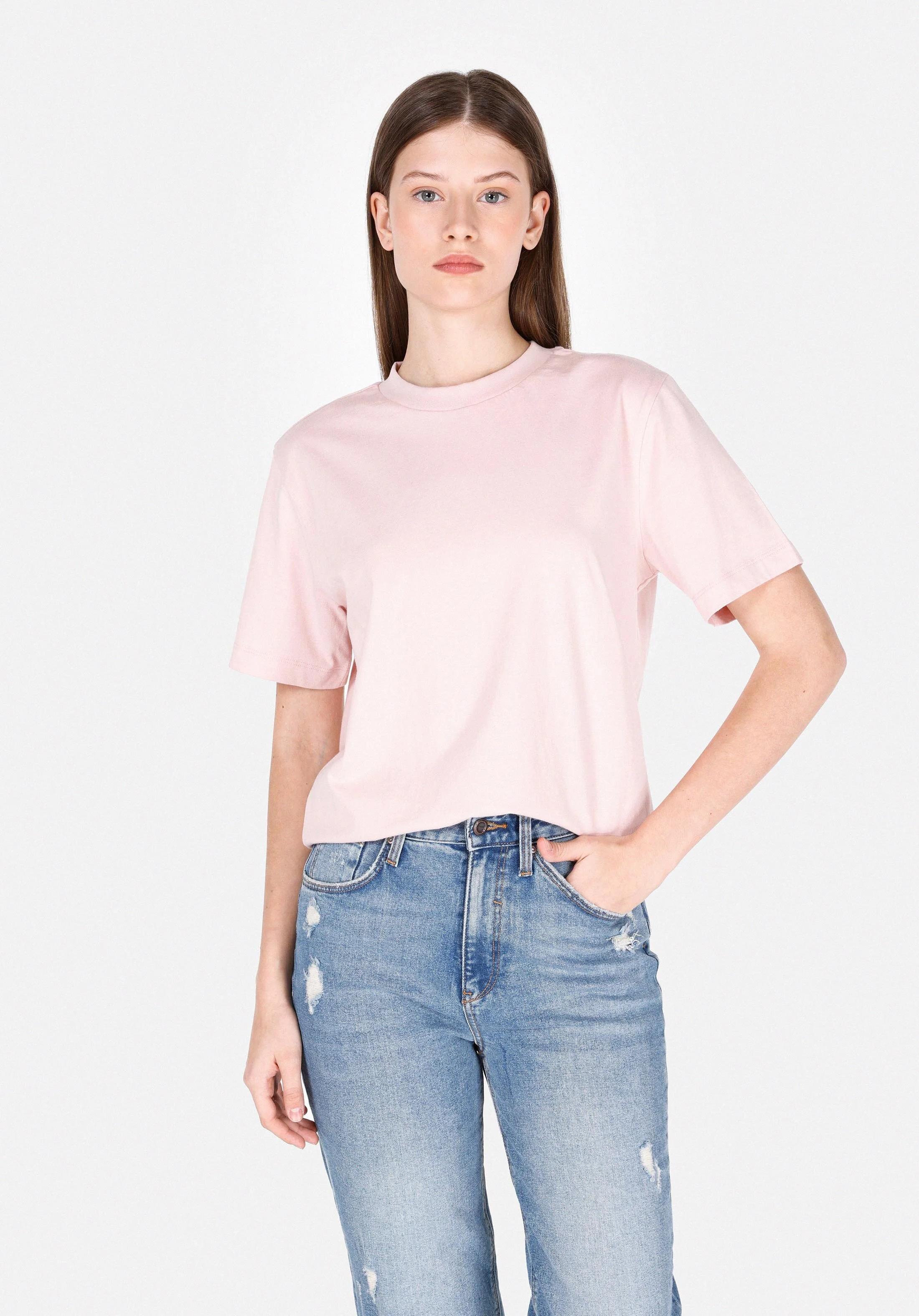 ÖRME KADIN KISA KOL T-SHIRT Regular Fit