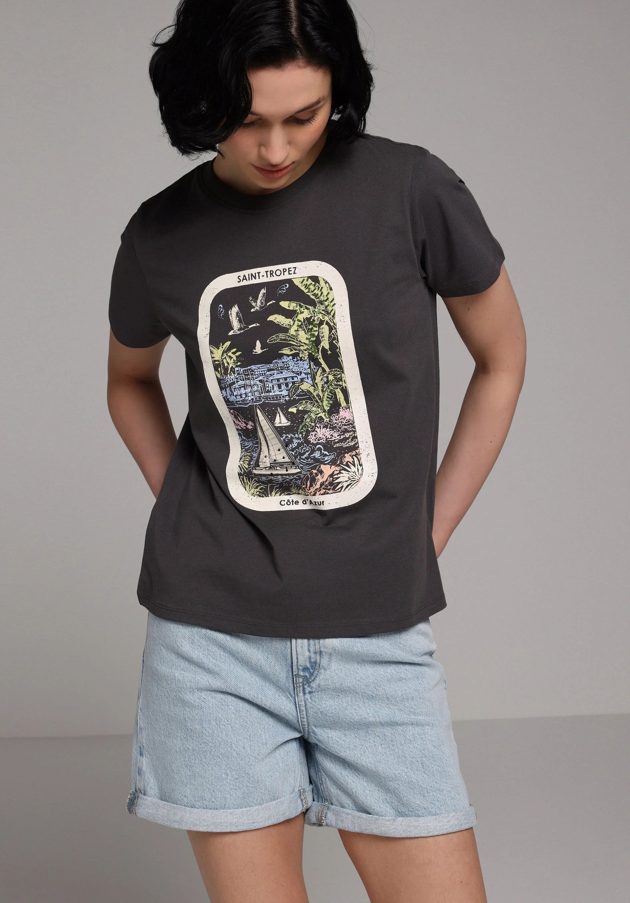 ÖRME KADIN KISA KOL T-SHIRT Regular Fit