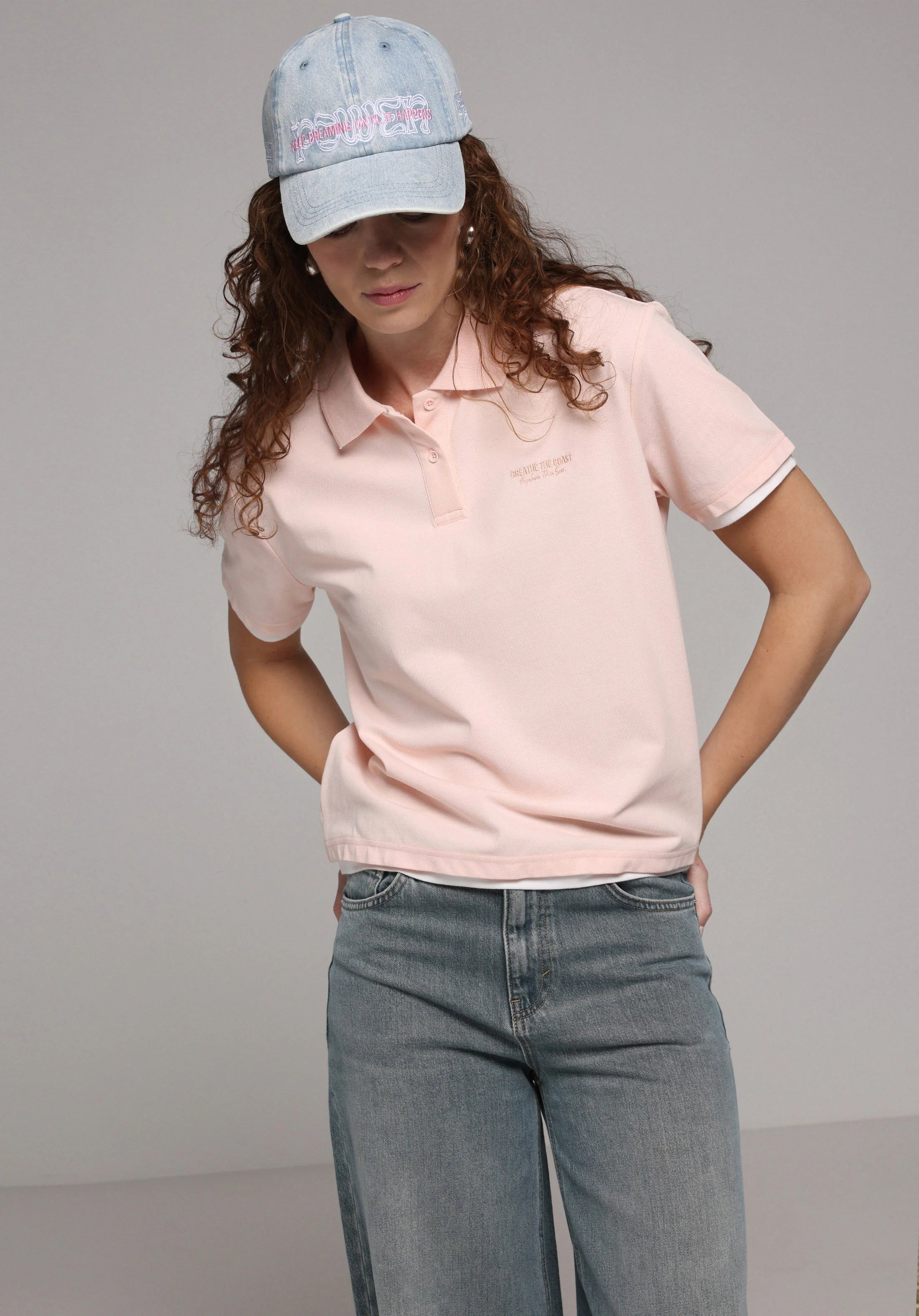 ÖRME KADIN YAKALI KISA KOL T-SHIRT Regular Fit