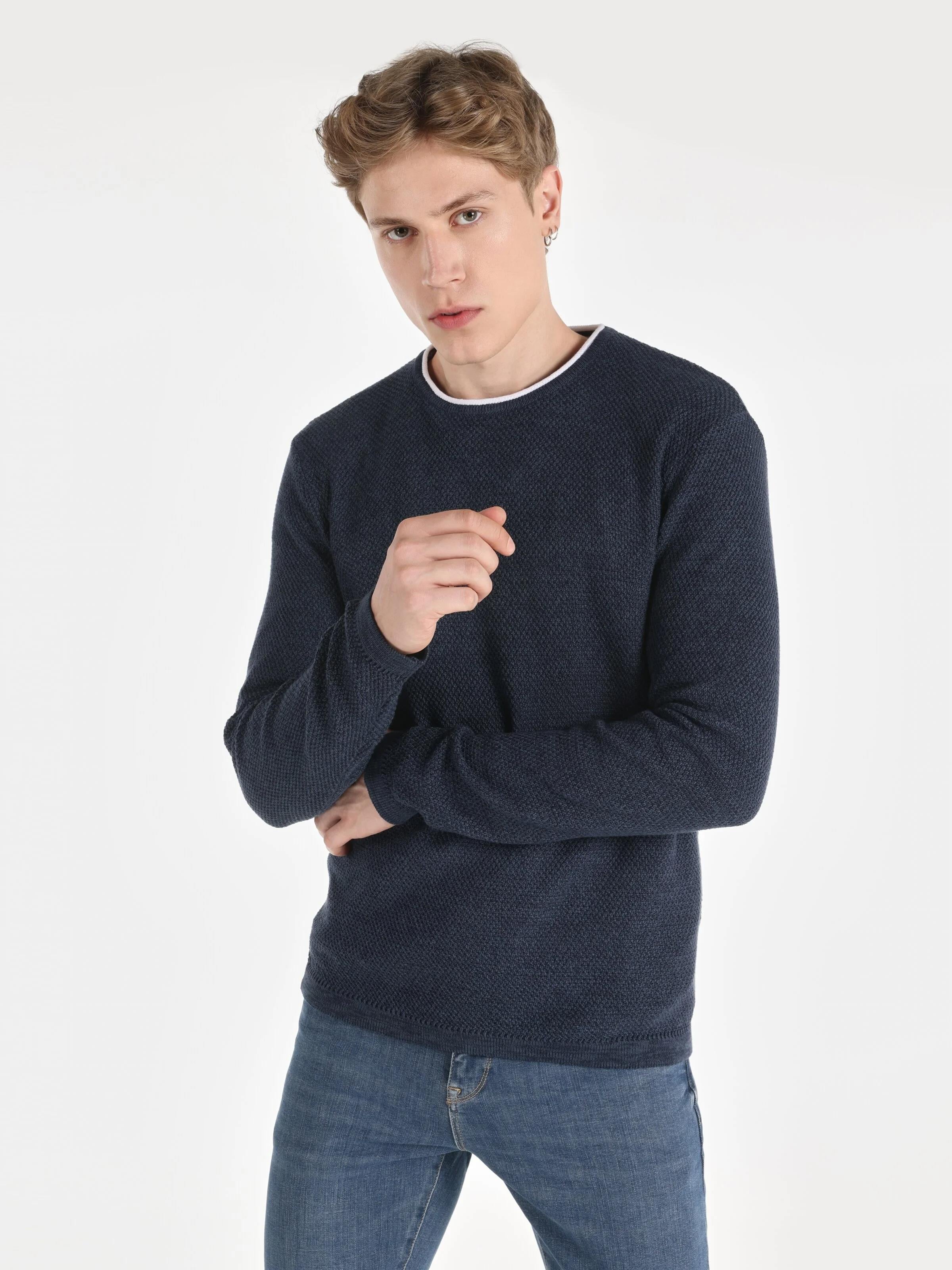 TRIKO ERKEK KAZAK  Slim Fit