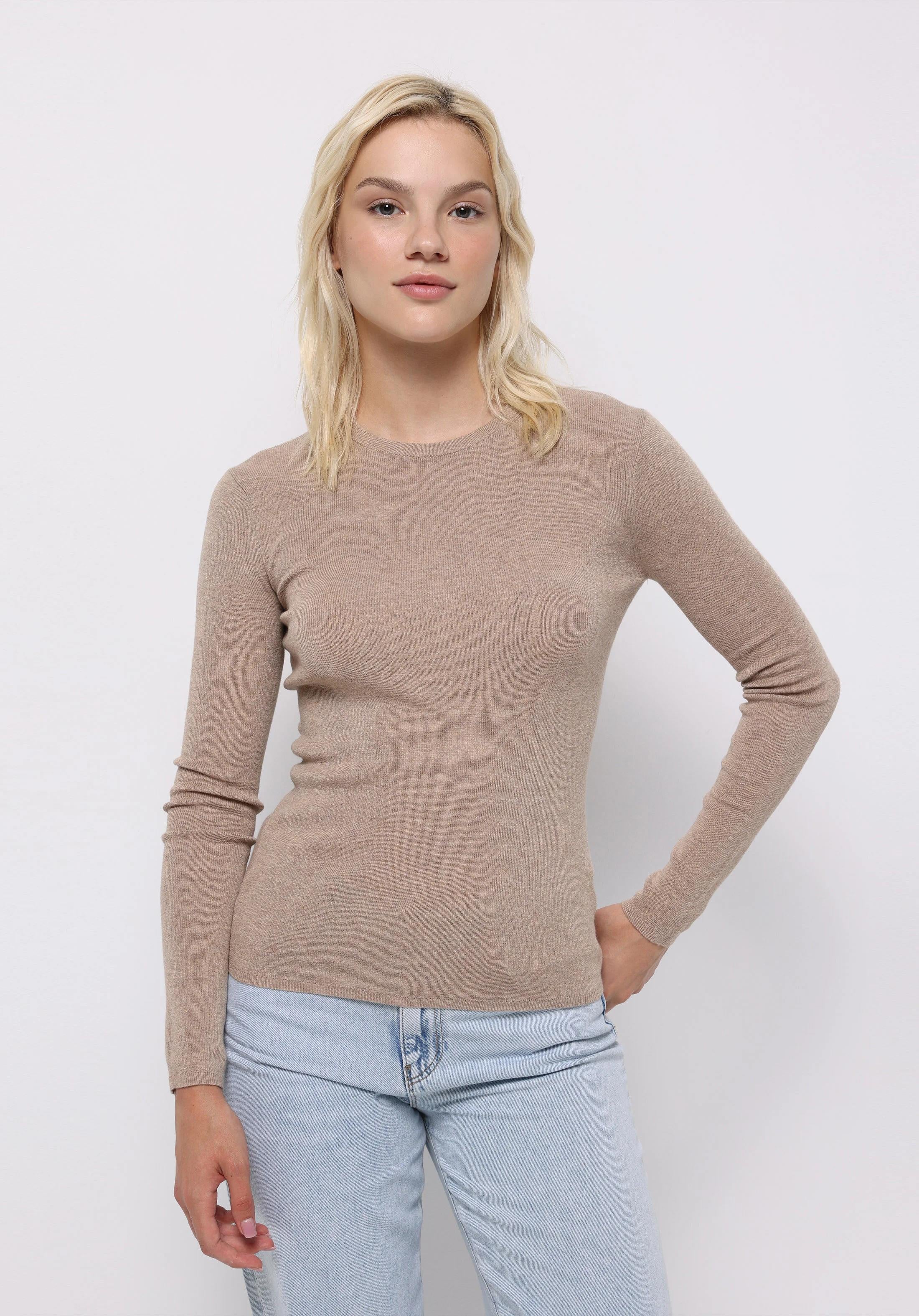 TRIKO KADIN KAZAK Slim Fit