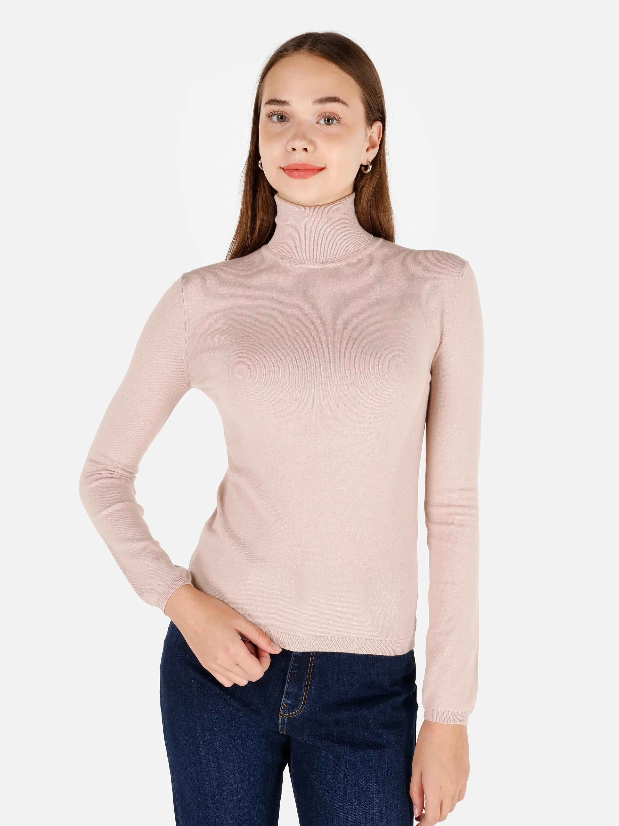 TRIKO KADIN KAZAK Slim Fit